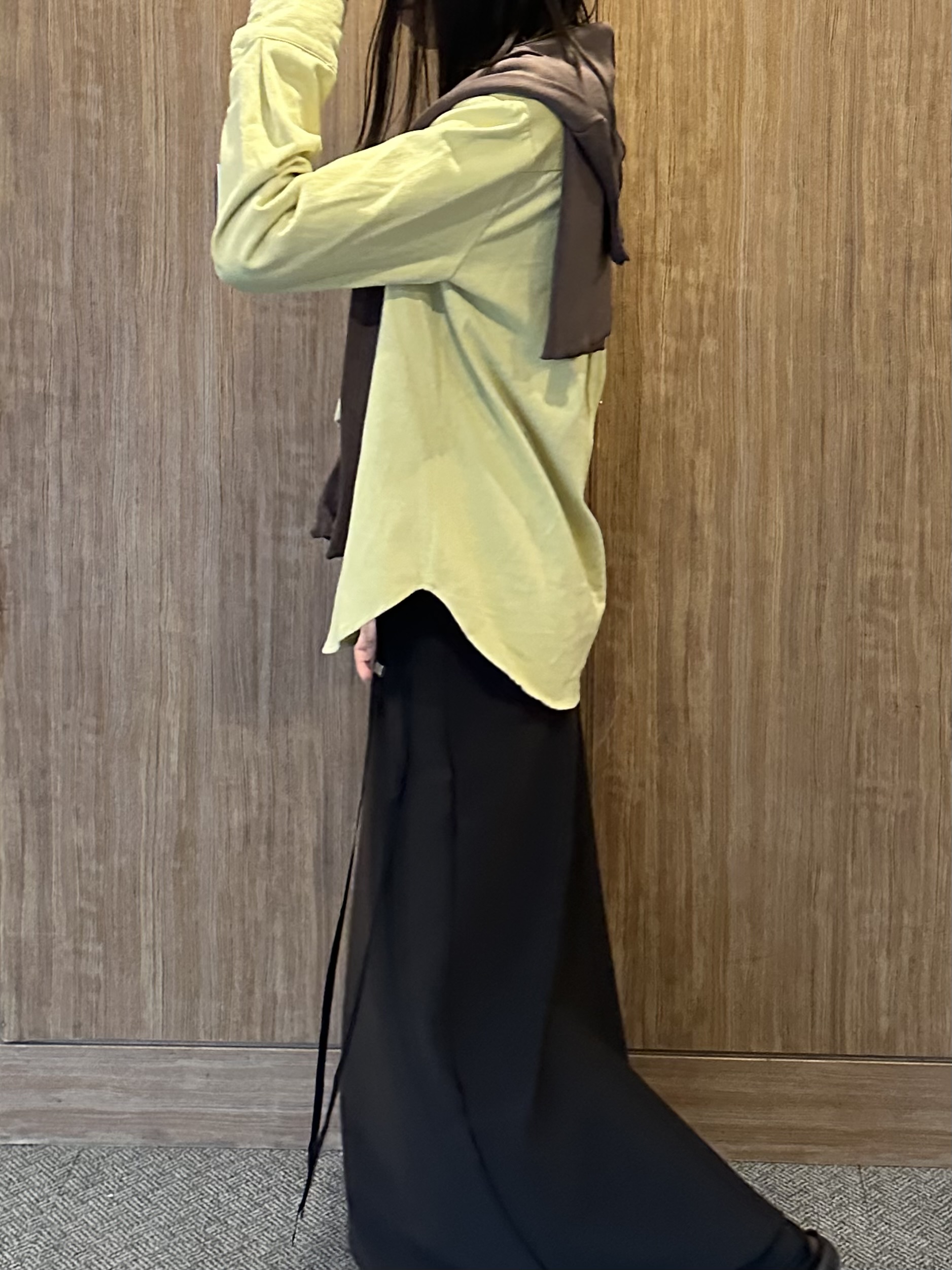 KR22 簡約綁繩裝飾半身裙11