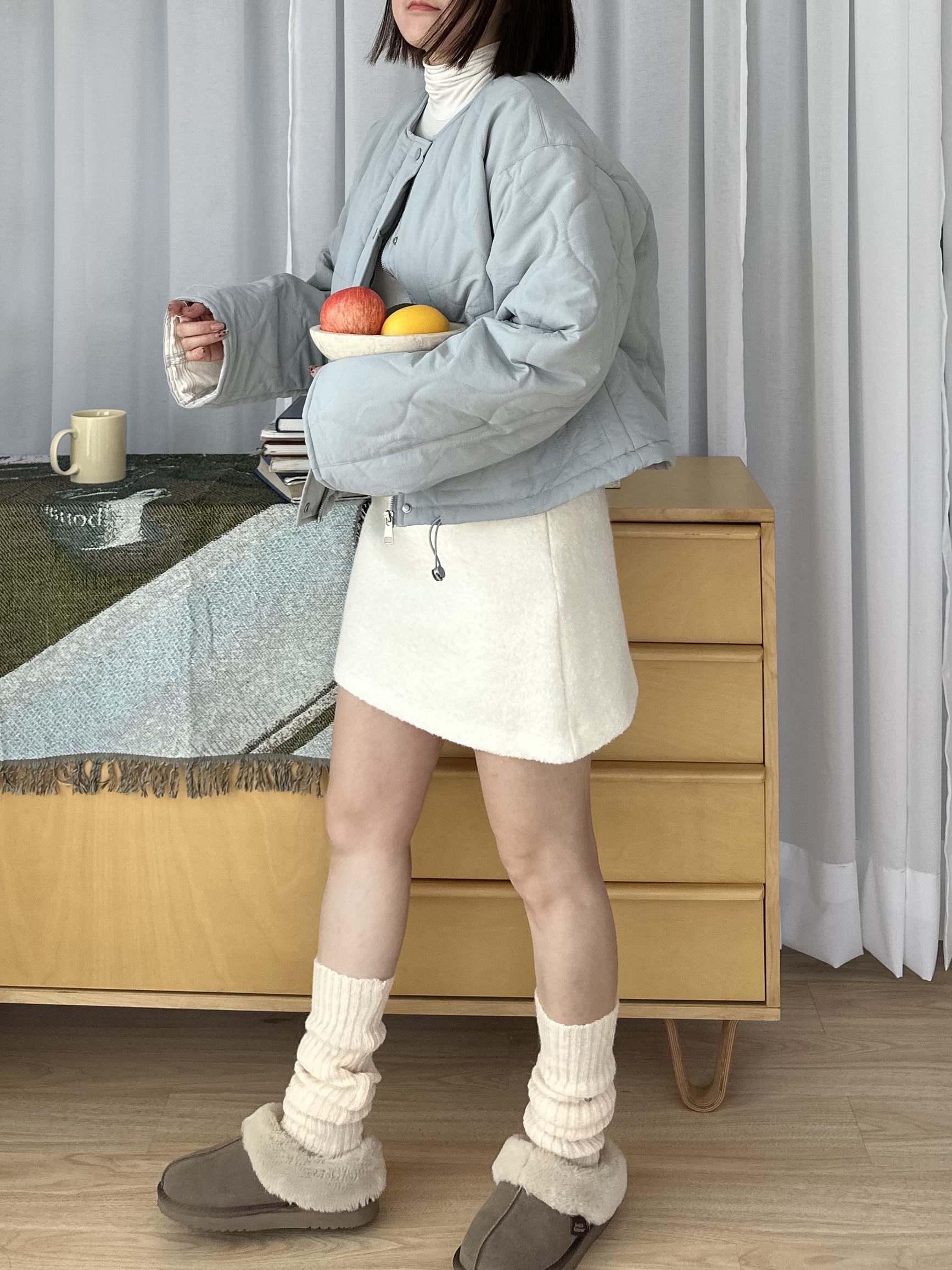 R07 毛呢2WAY袖襪套7