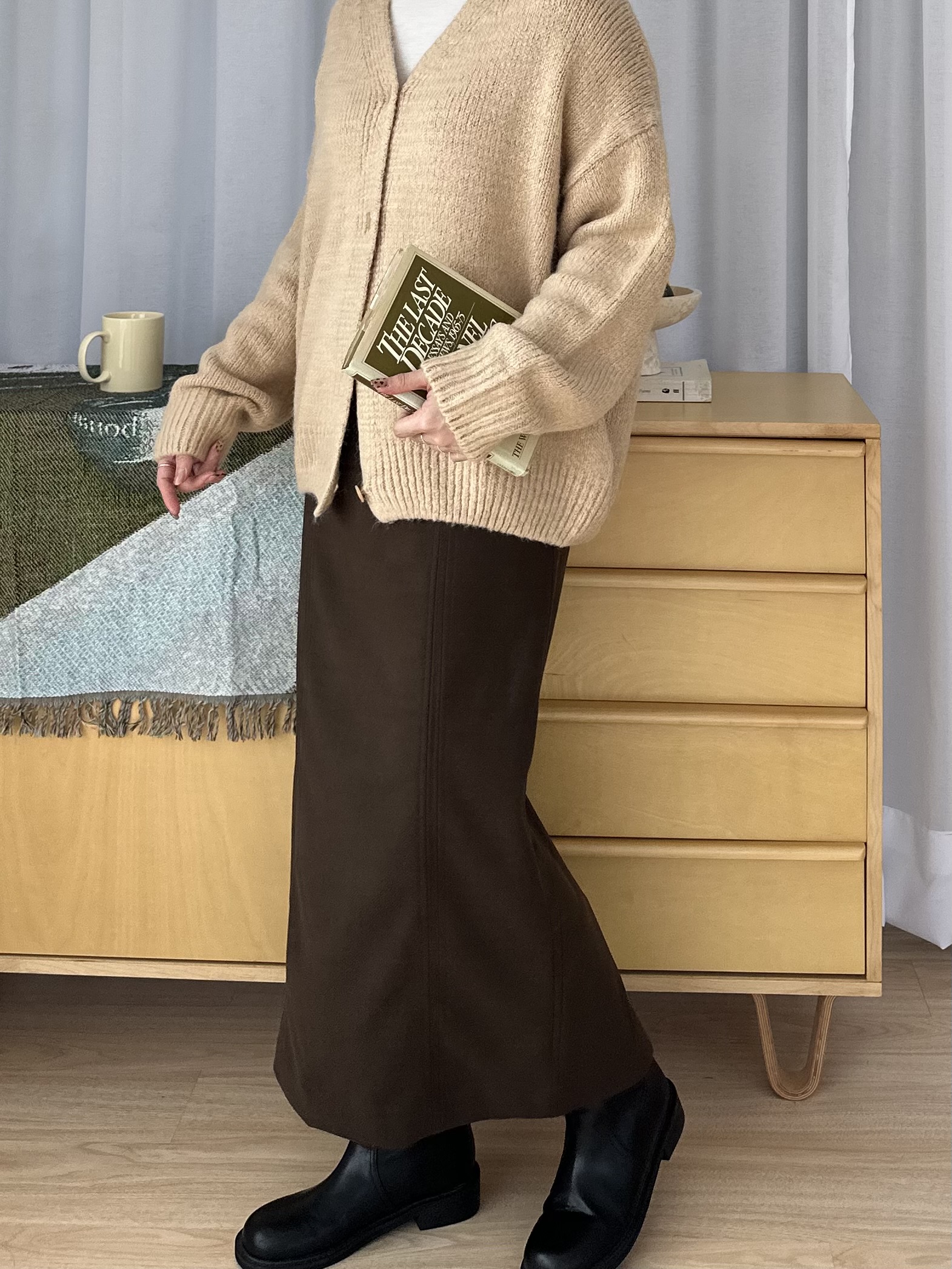 R14 英倫彈性直筒裙7