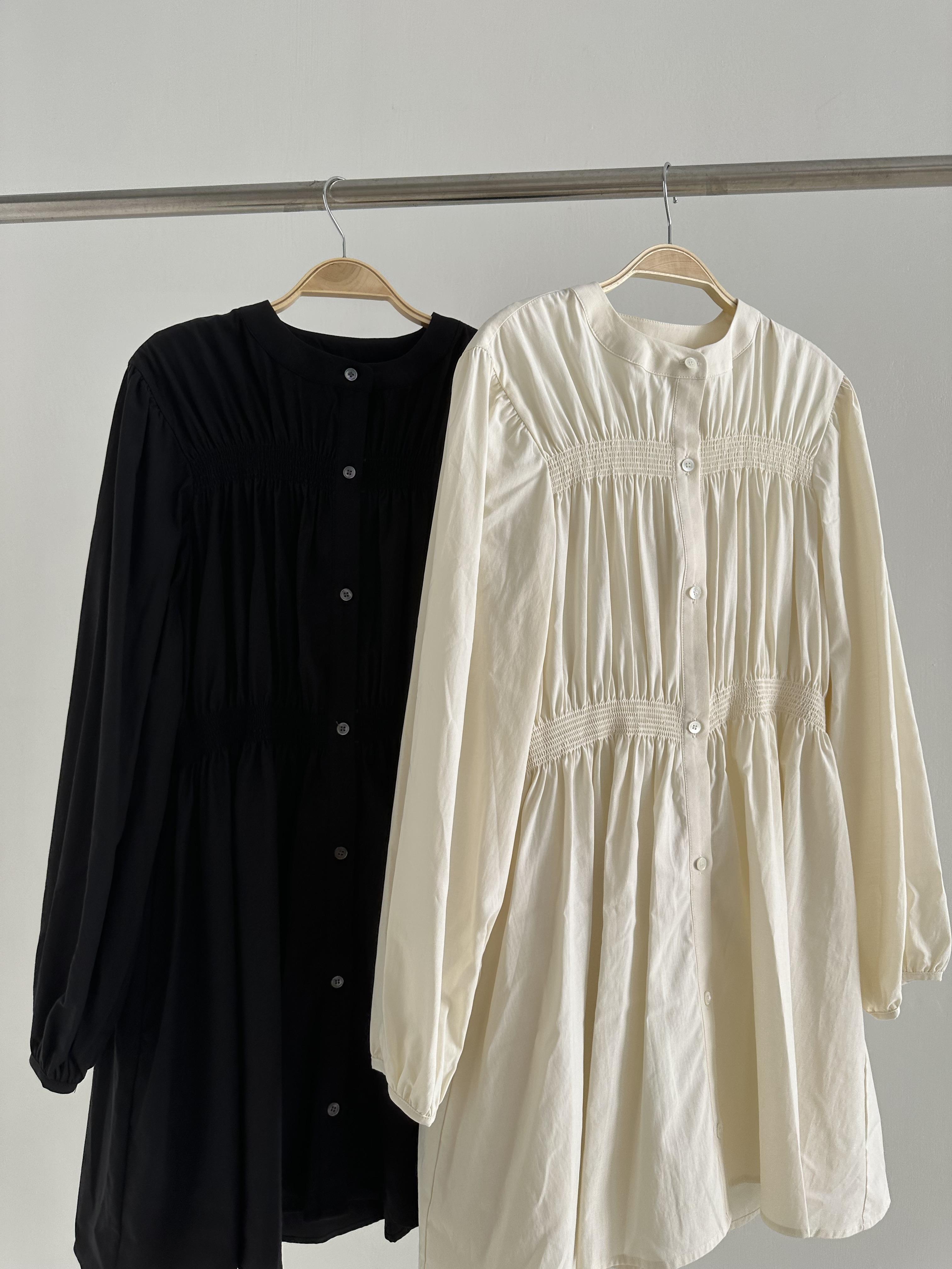 J03 抓摺傘狀短版洋裝6