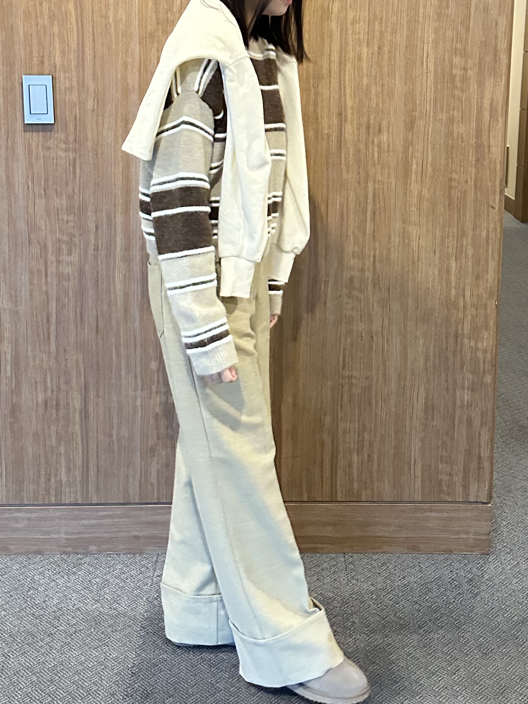 KR19 立體條紋針織上衣5