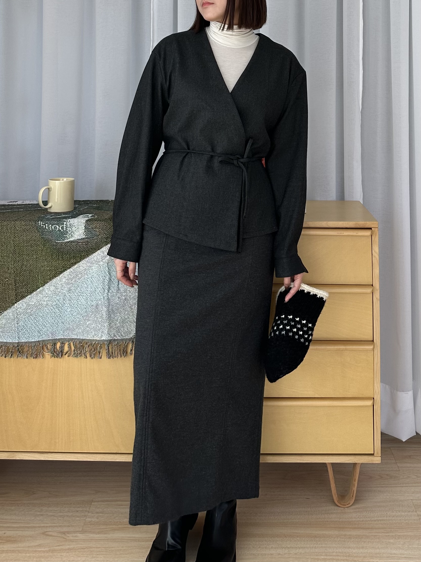 R14 英倫彈性直筒裙10