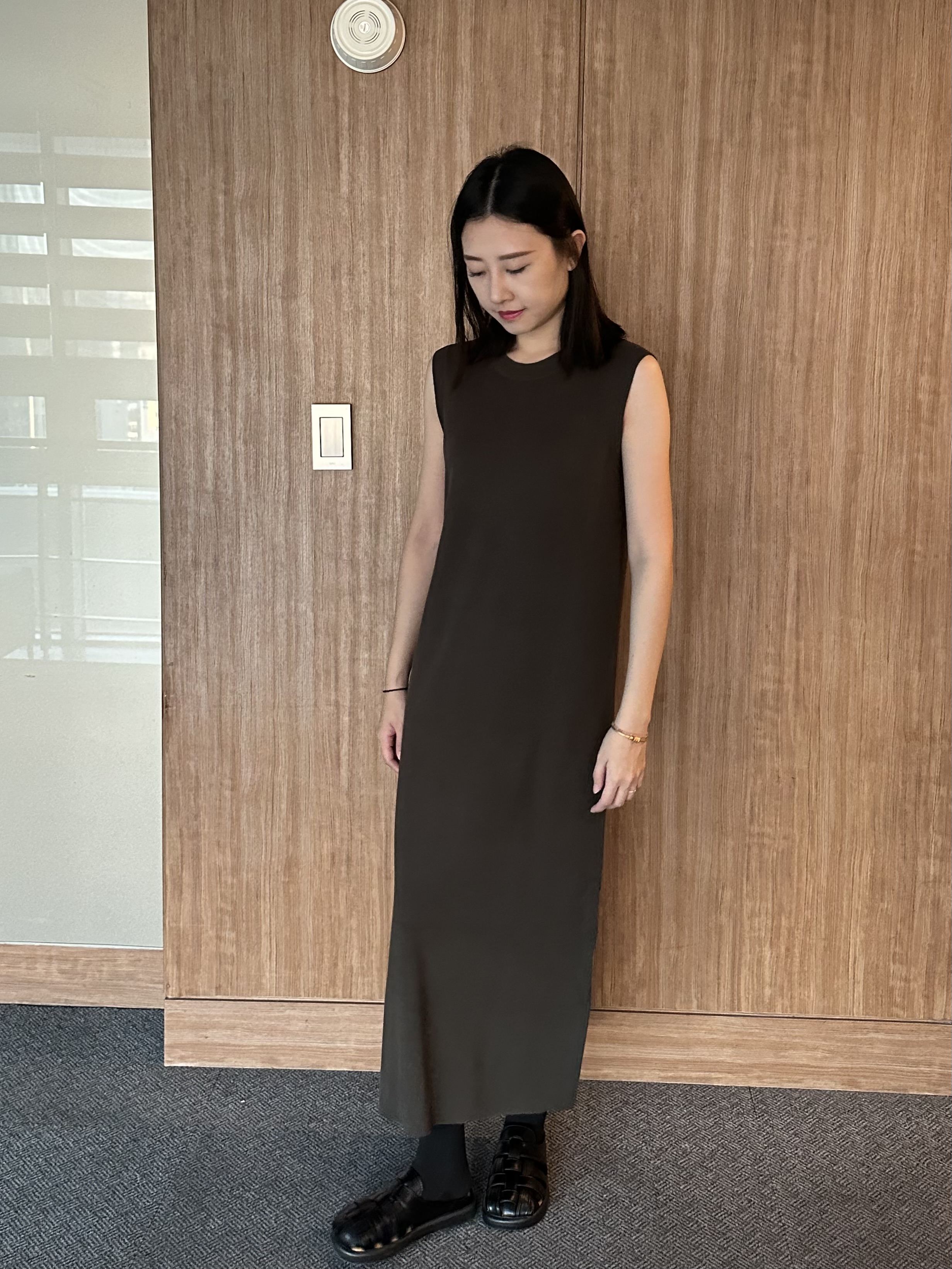 KR08 細針織背心洋裝