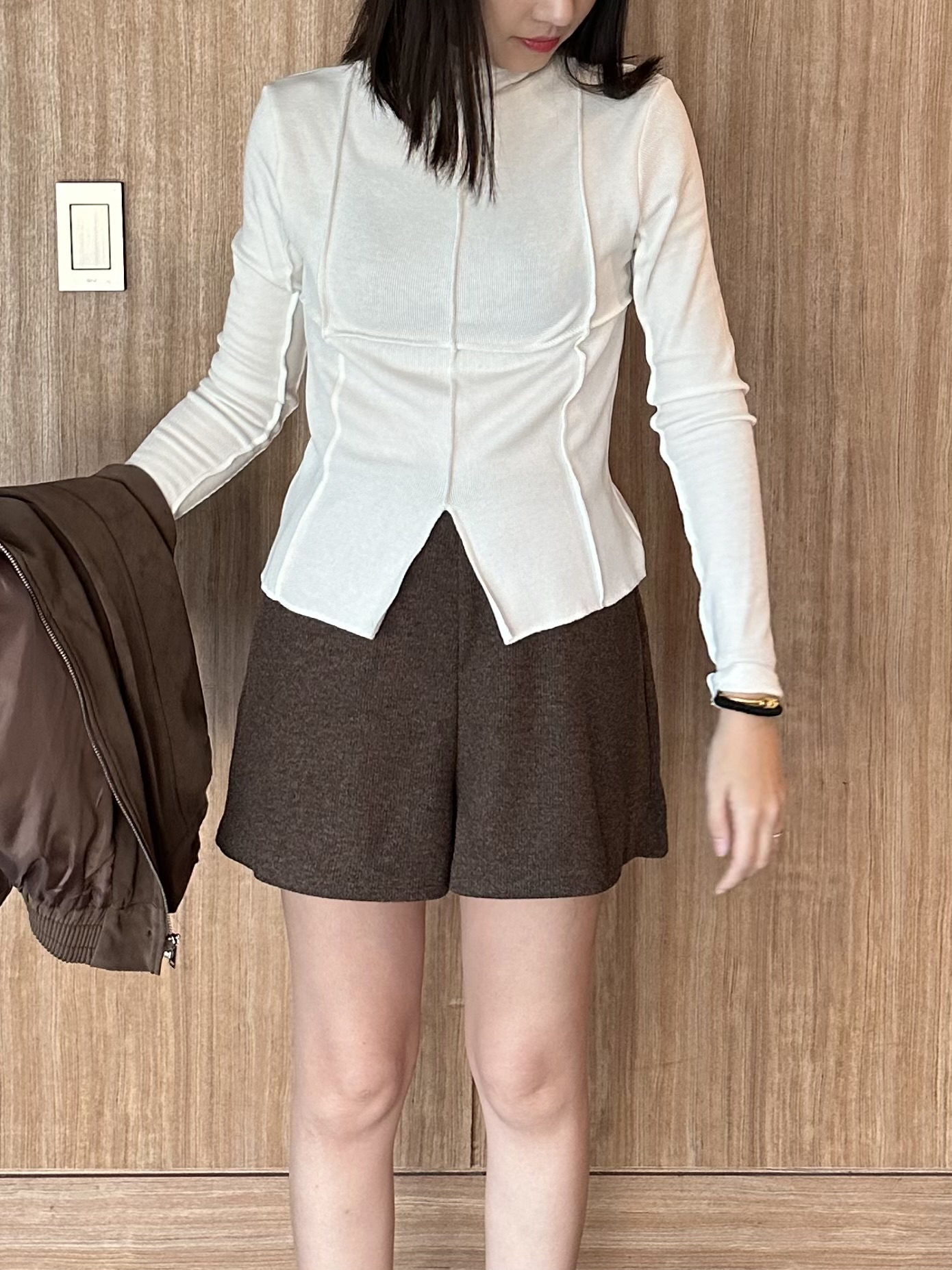 KR14 冬季挺版修身短褲6