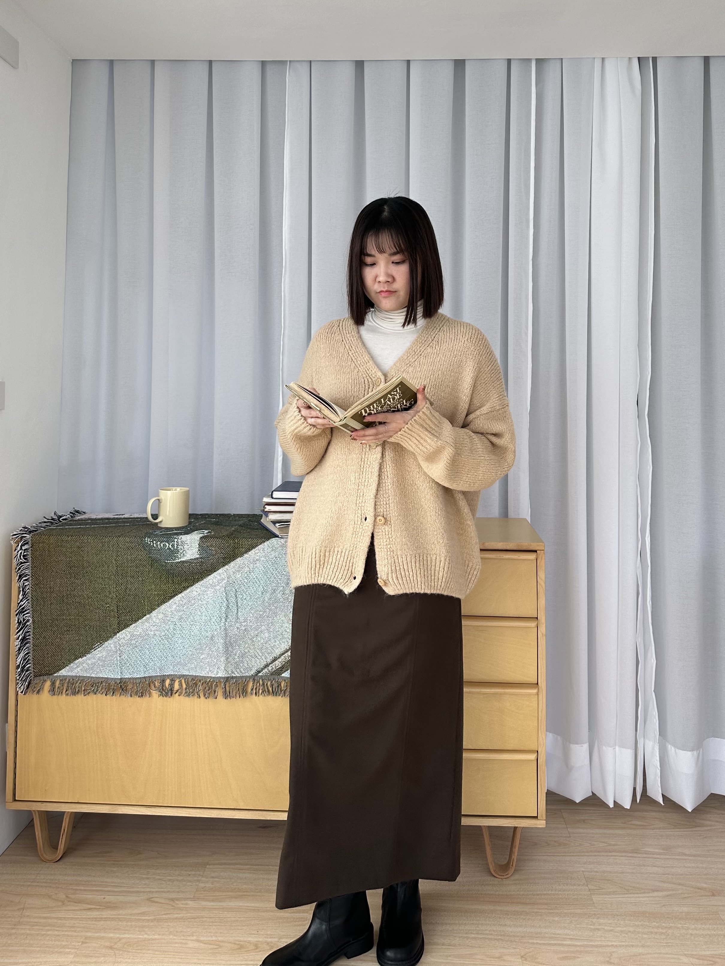 R14 英倫彈性直筒裙8