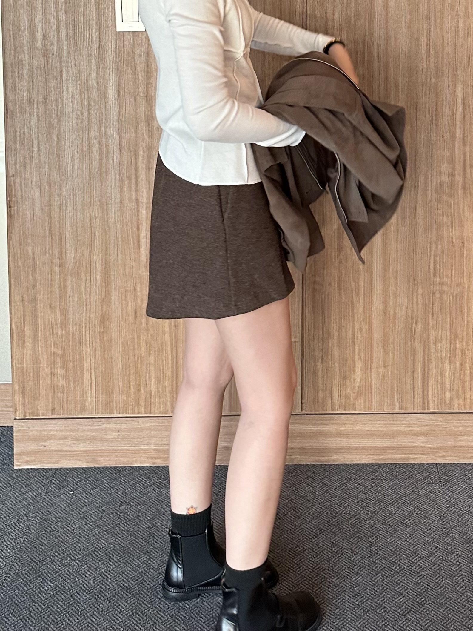 KR14 冬季挺版修身短褲7
