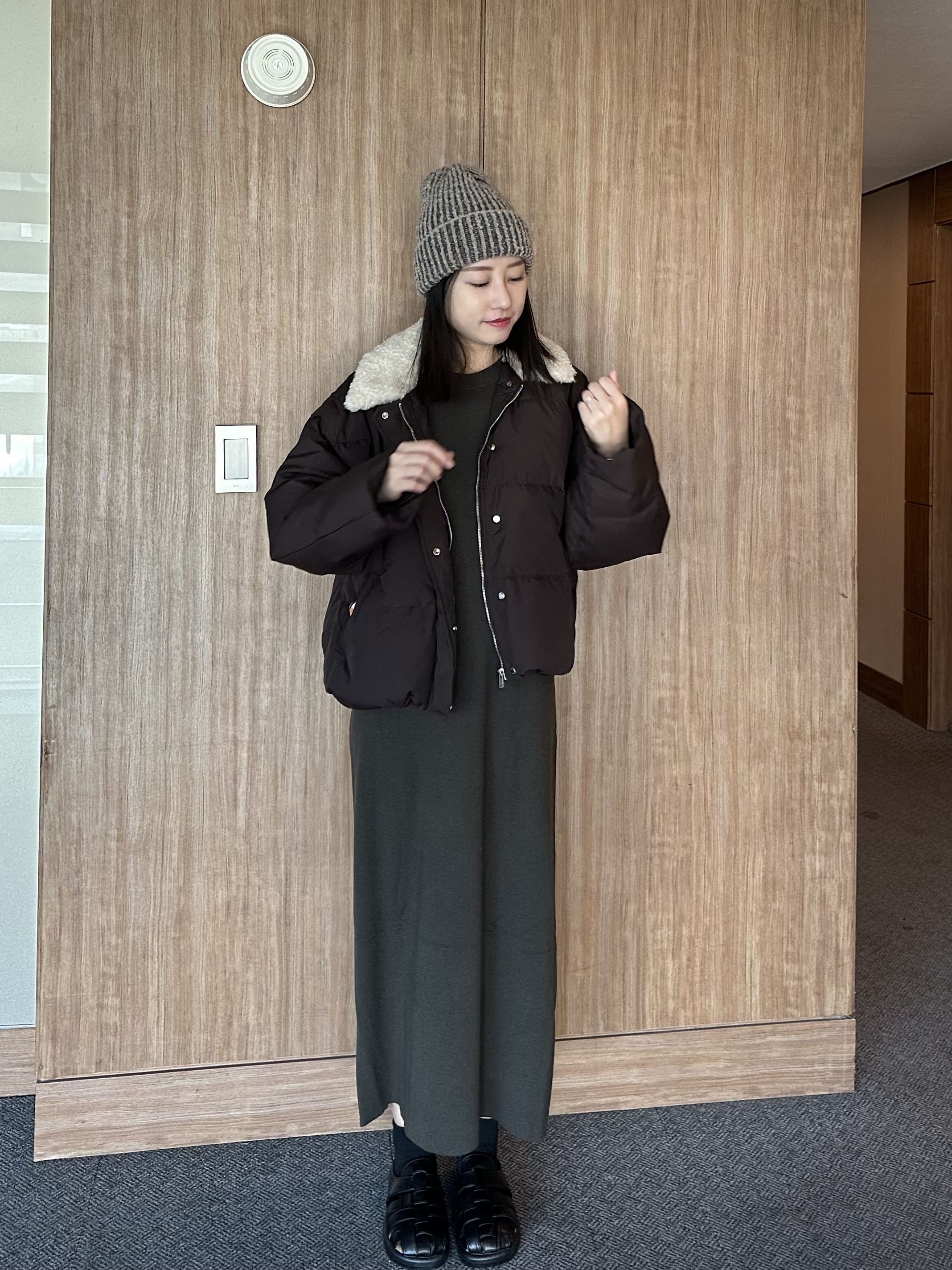 KR07 QQ毛領鴨絨外套9