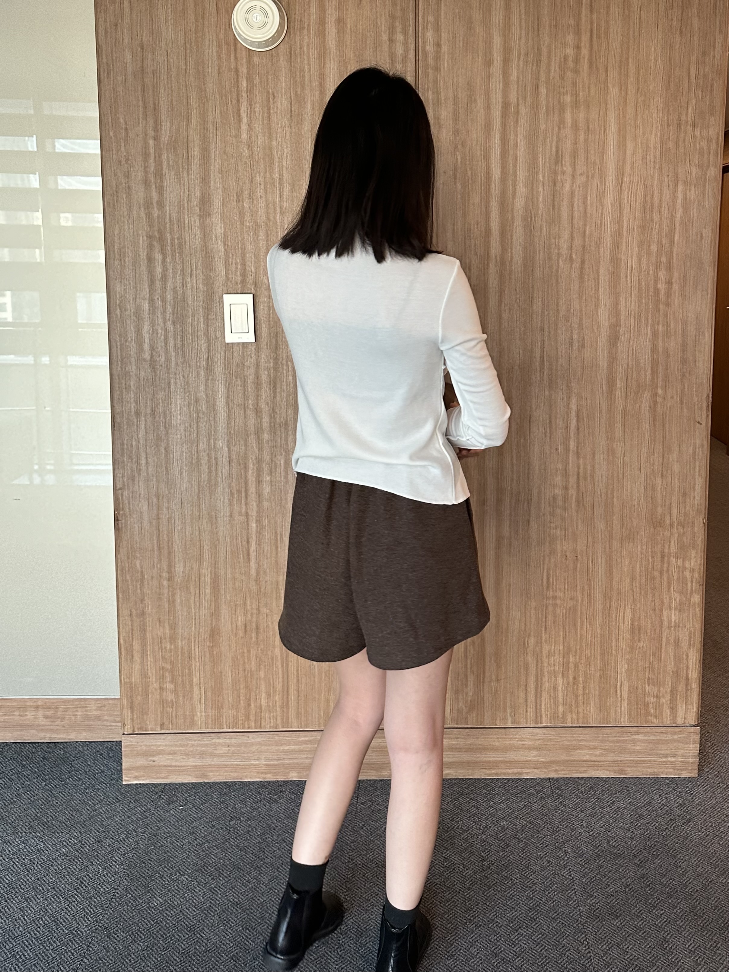 KR14 冬季挺版修身短褲8