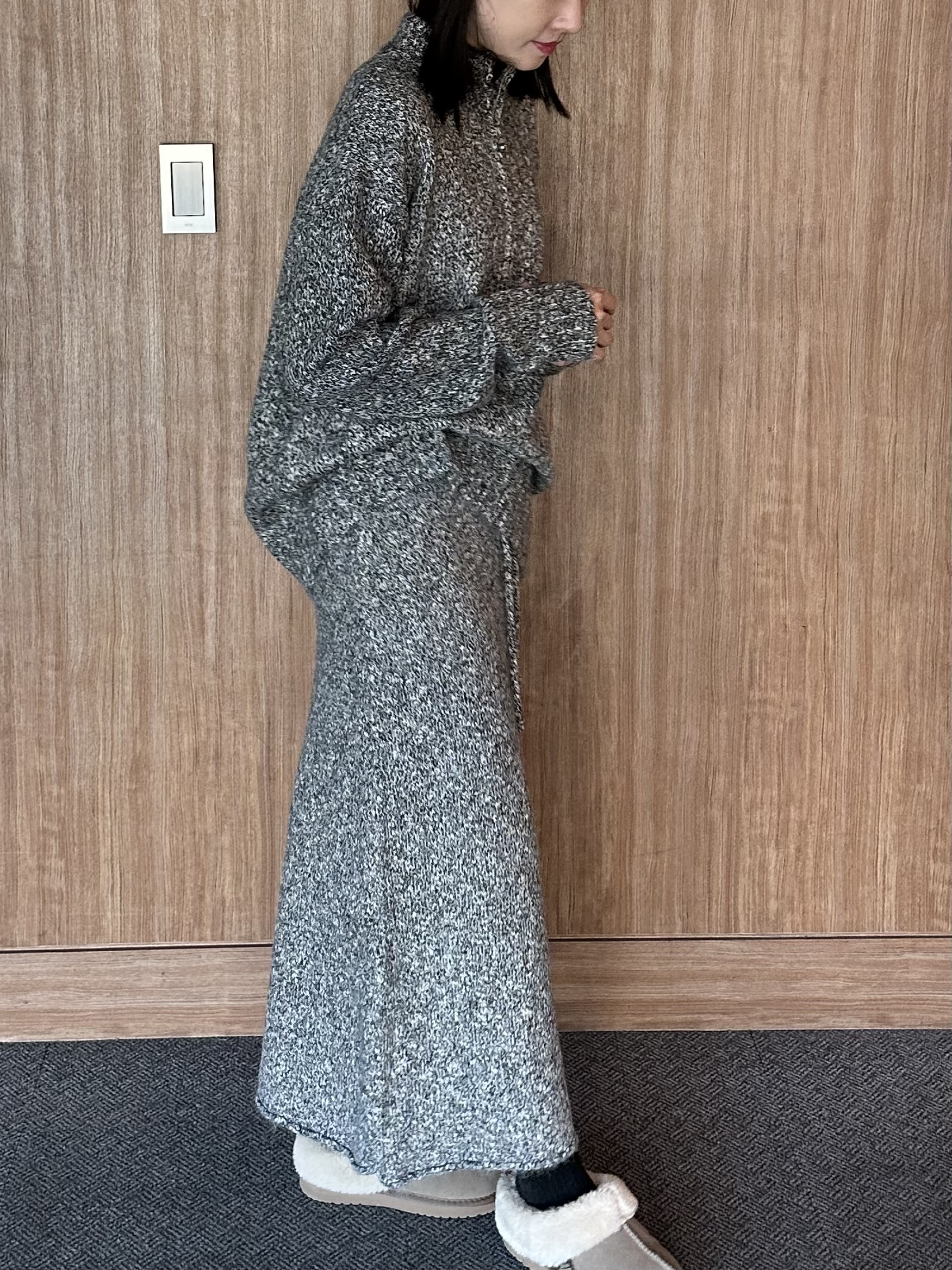 KR10 Set圓立領半拉鏈套裝15