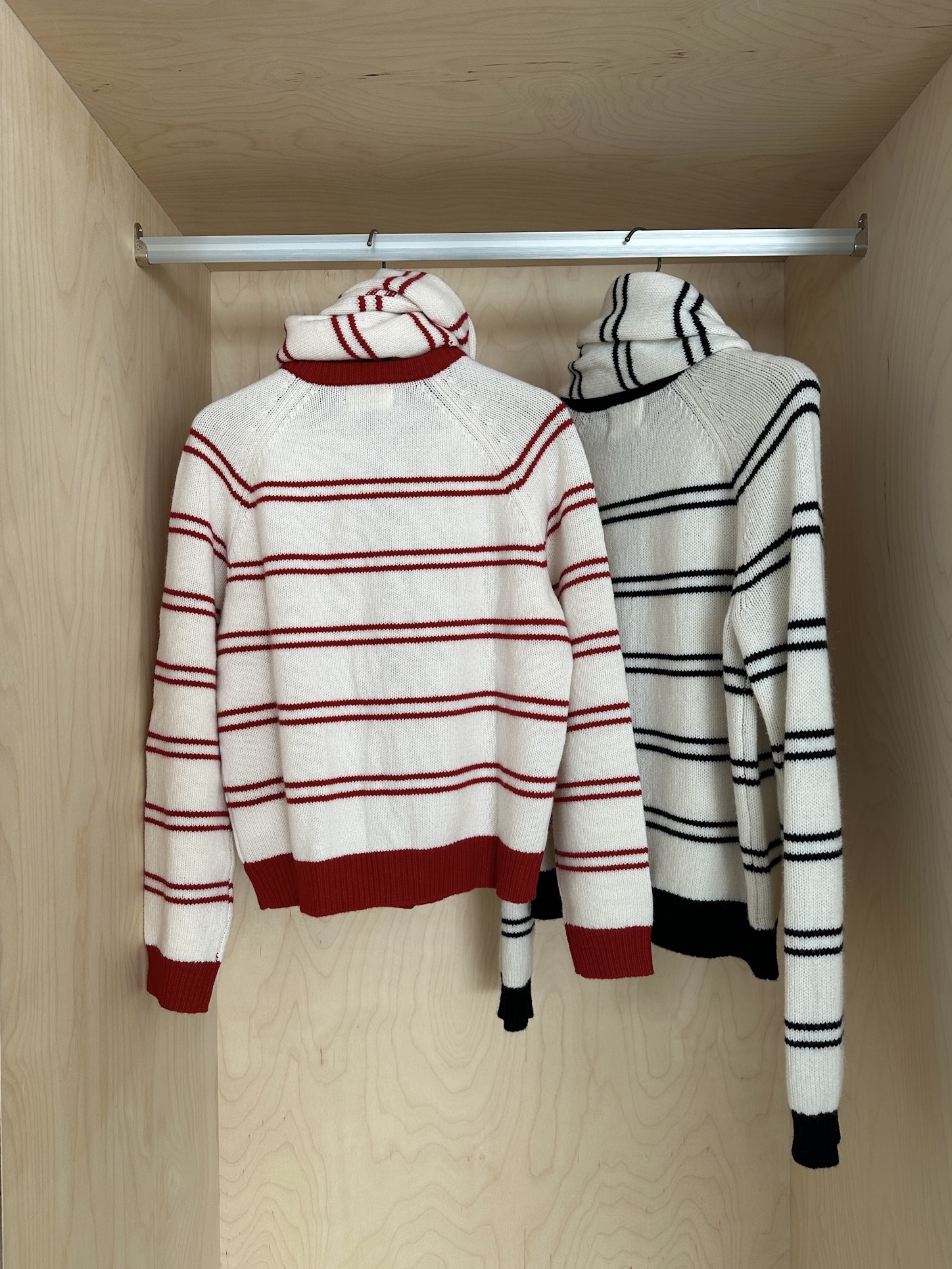 R05 SET條紋圍巾組針織衣9