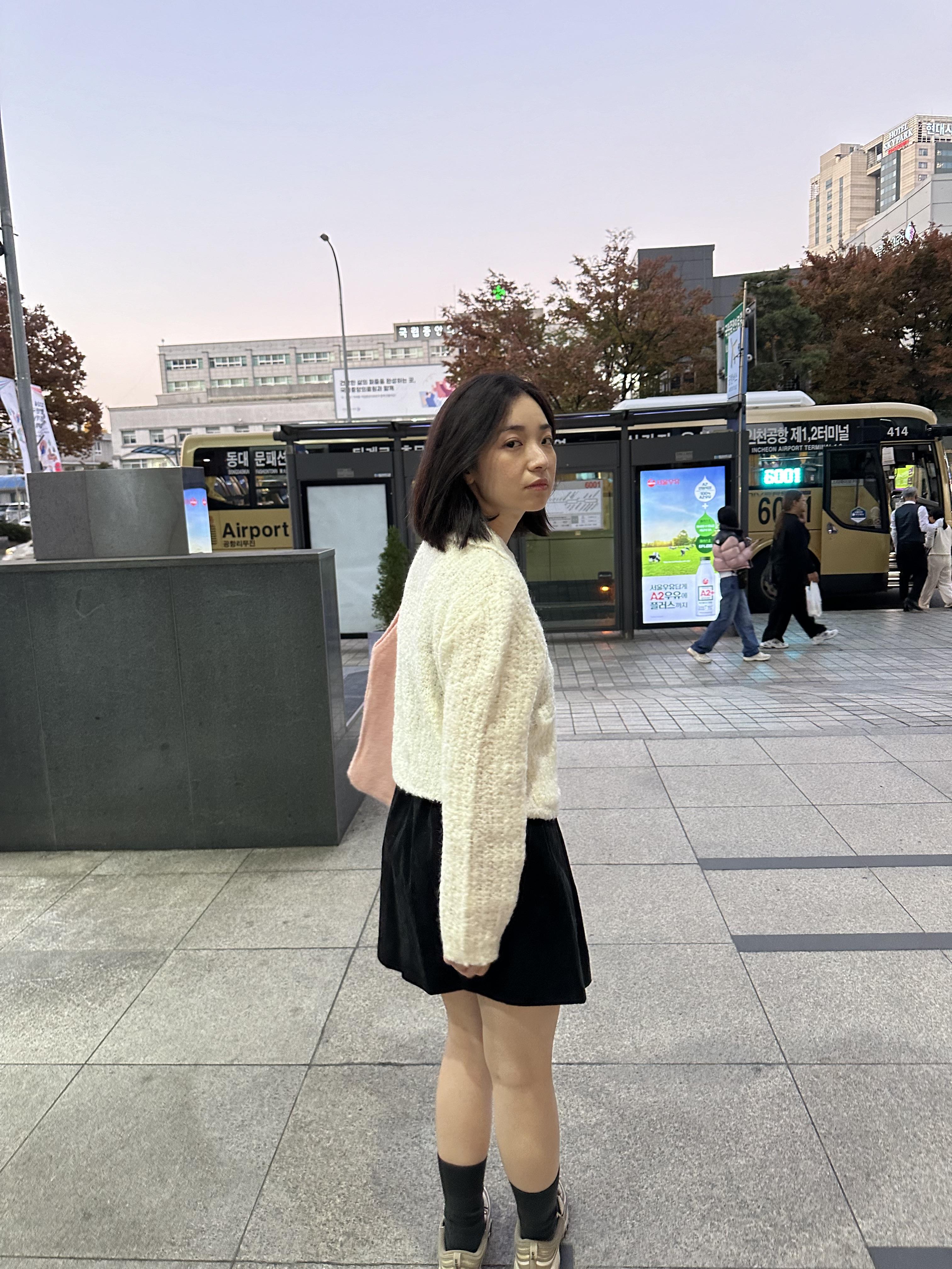 X09 清新感牛角釦上衣/罩衫(千瑩款)2