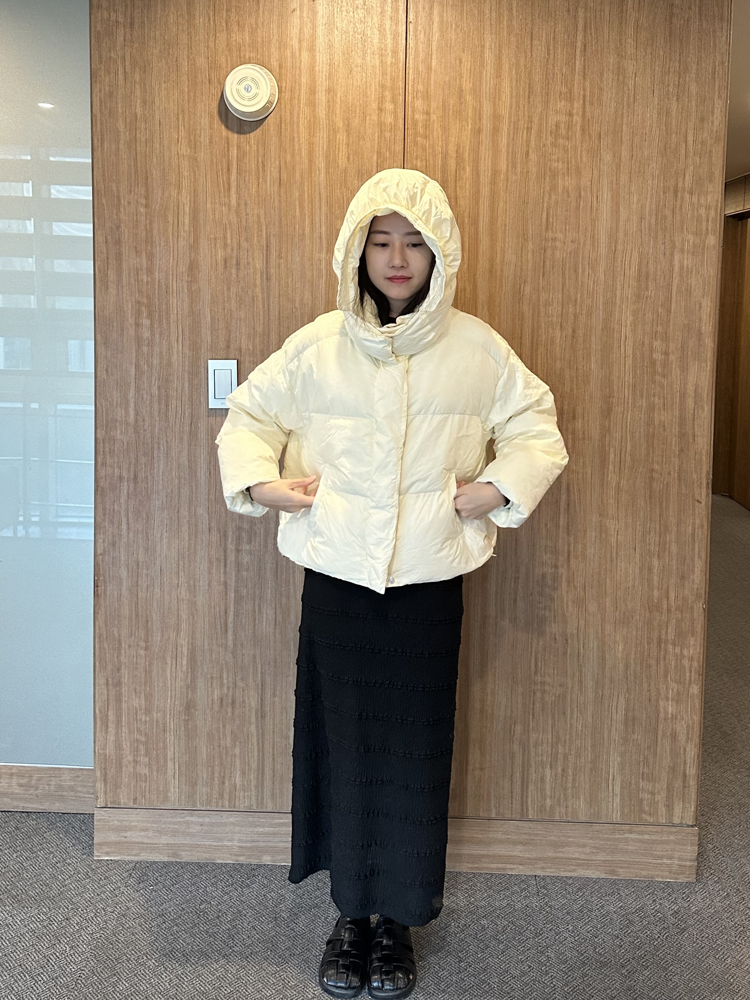 KR17 可拆式帽羽絨外套