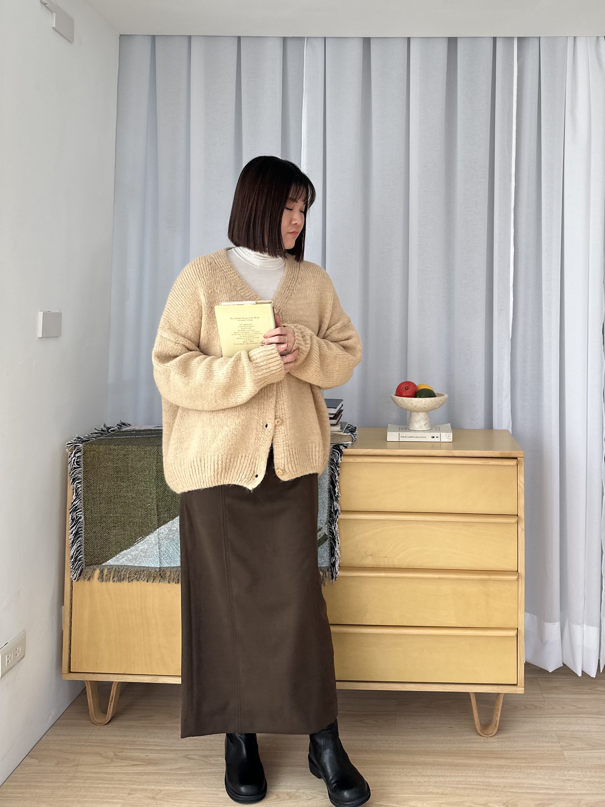 R14 英倫彈性直筒裙4