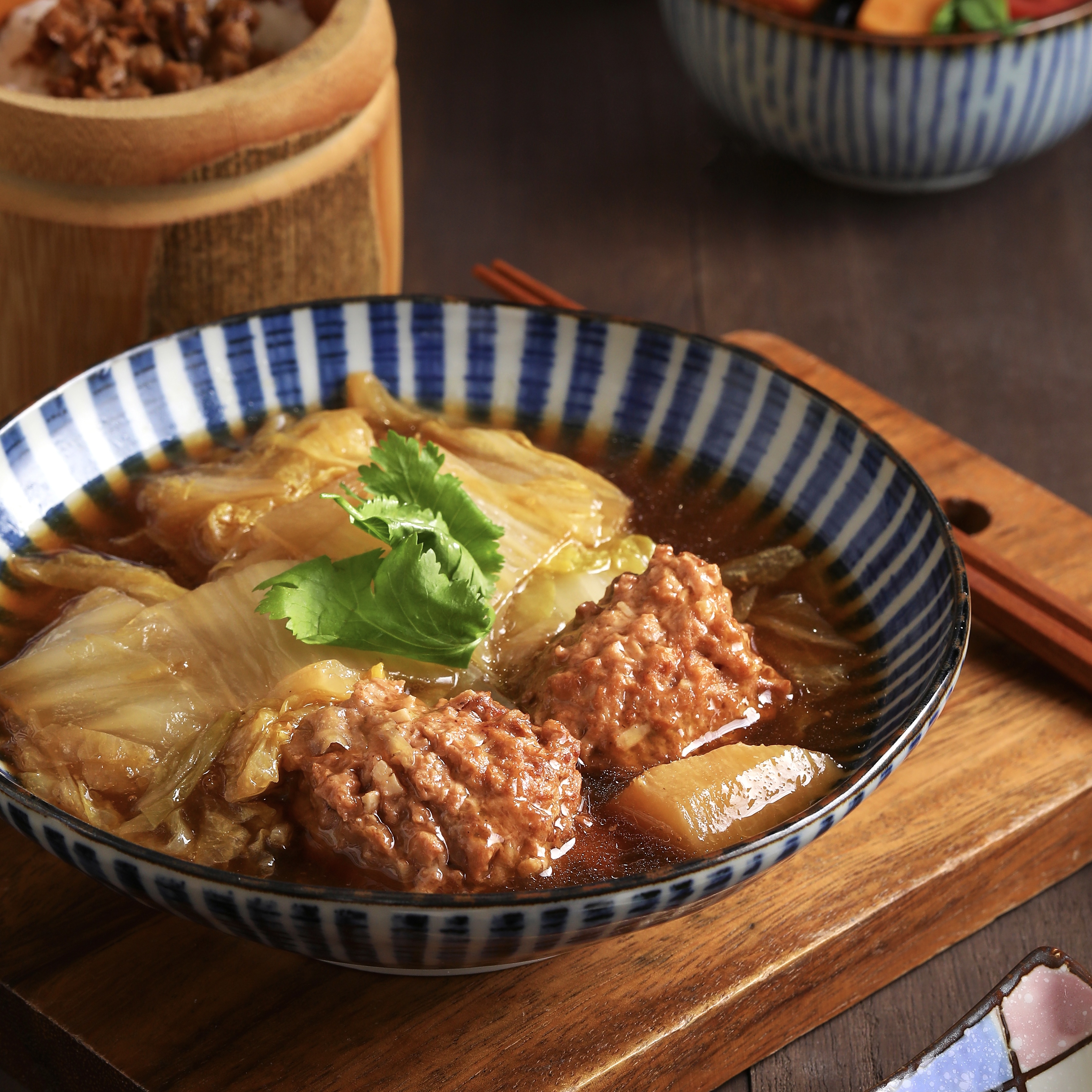 調理包/ 白菜獅子頭【蛋奶素】 | 家嚐美食- 竹里館｜台北茶藝館