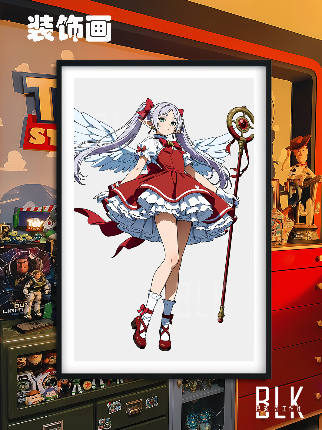 【週邊】巴洛克－葬送的芙莉蓮 魔法少女芙莉蓮 裝飾畫&冰箱貼