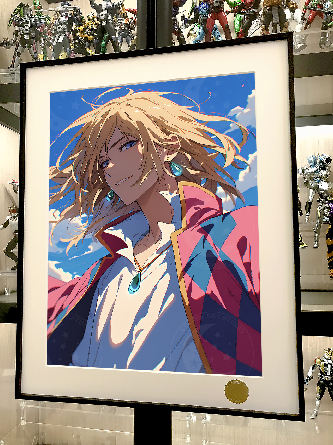 【週邊】星空工作室－宮崎駿 晴空哈爾 裝飾畫