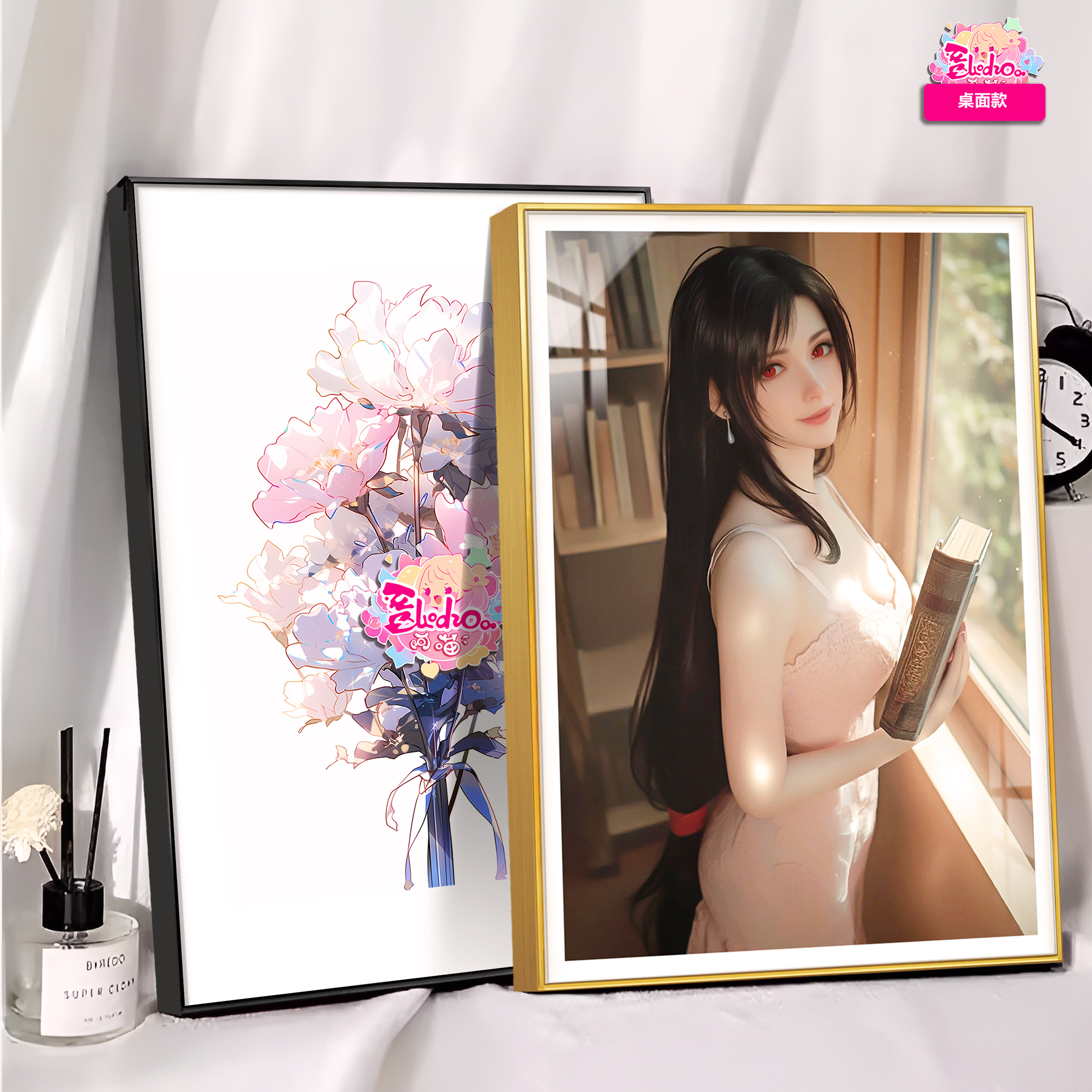 【週邊】阿喵畫社－最終幻想VII 初戀 蒂法 裝飾畫