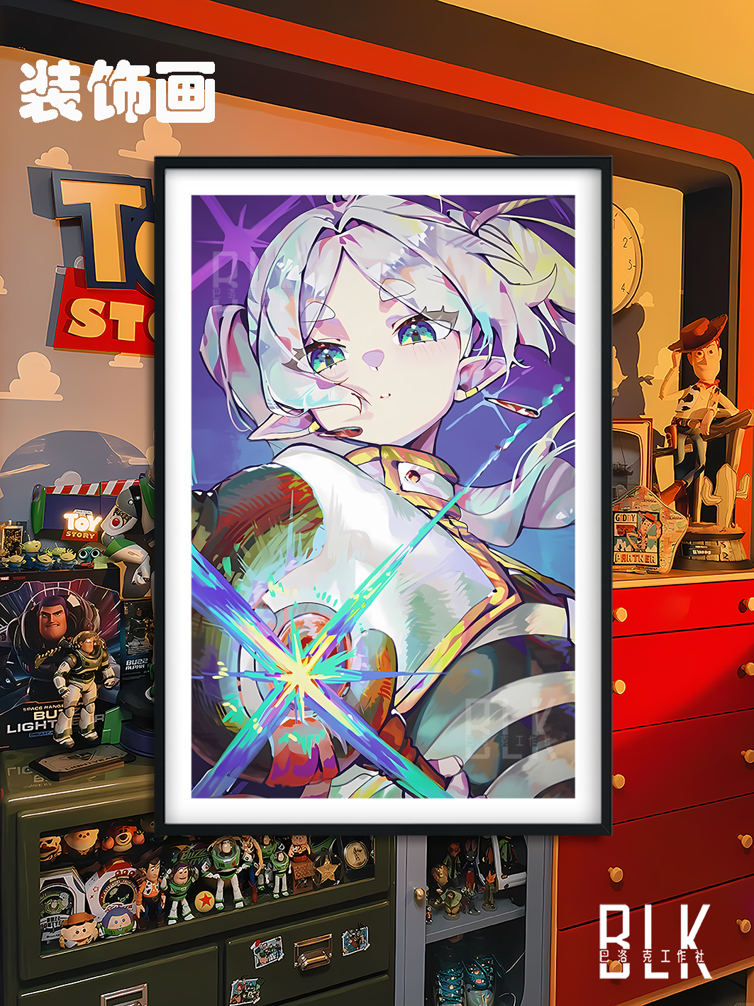 【週邊】巴洛克－葬送的芙莉蓮 閃耀芙莉蓮 裝飾畫&冰箱貼