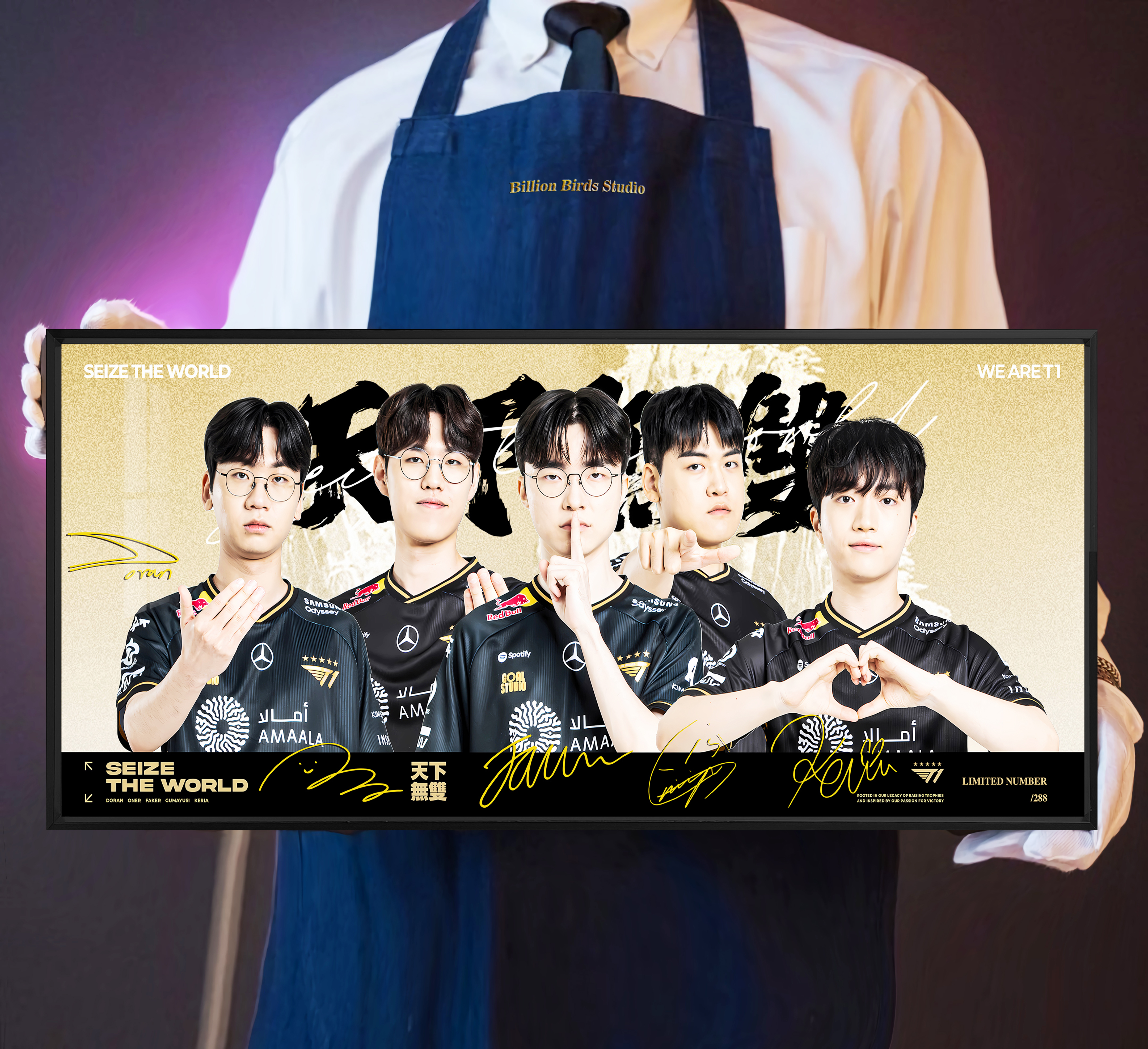 【週邊】千鳥社-英雄聯盟 T1 第六冠 橫版 裝飾畫&滑鼠墊 【週邊】千鳥社-英雄聯盟 T1 第六冠 橫版 裝飾畫&滑鼠墊