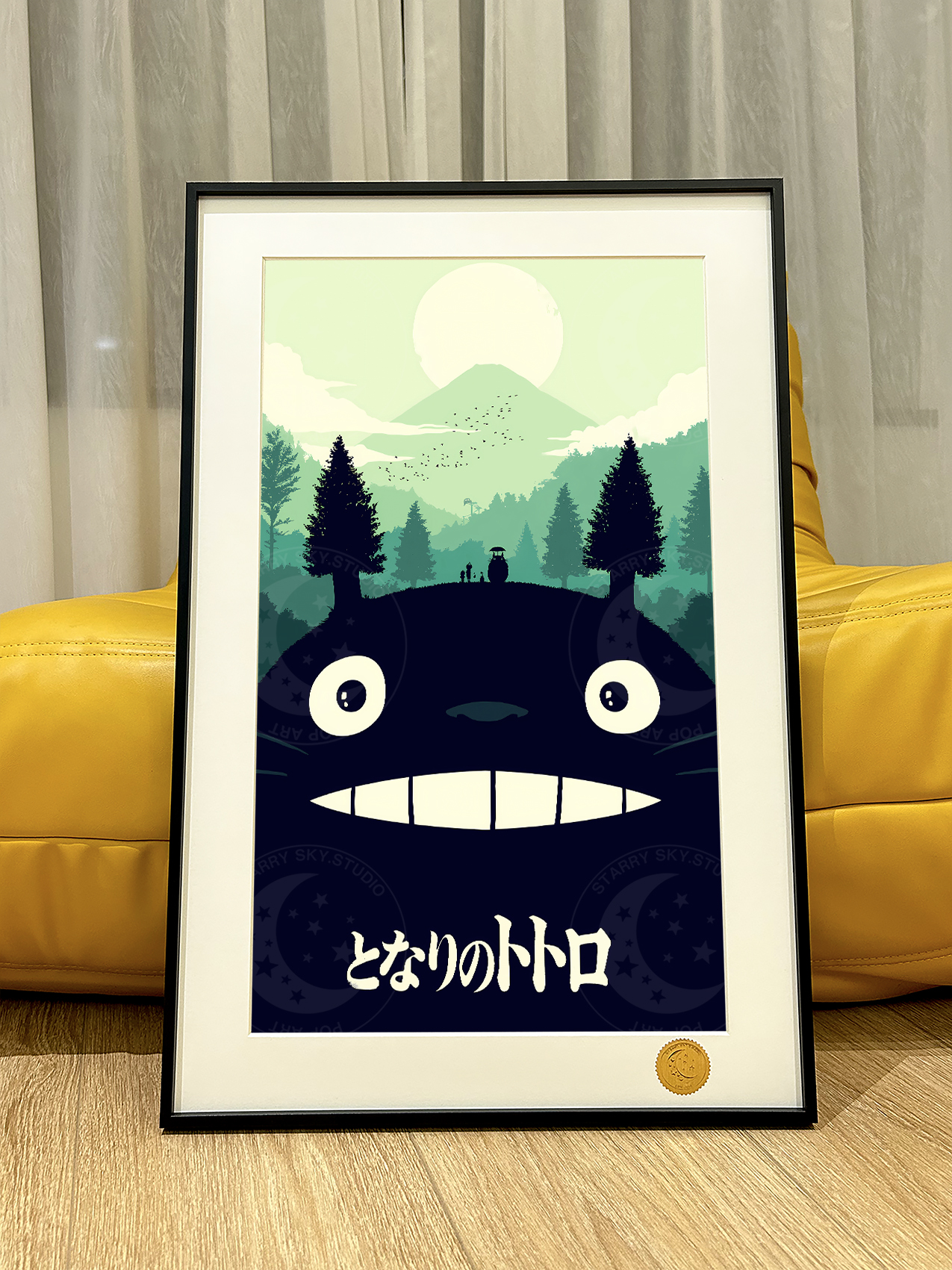 【週邊】星空工作室－宮崎駿 龍貓森林 裝飾畫