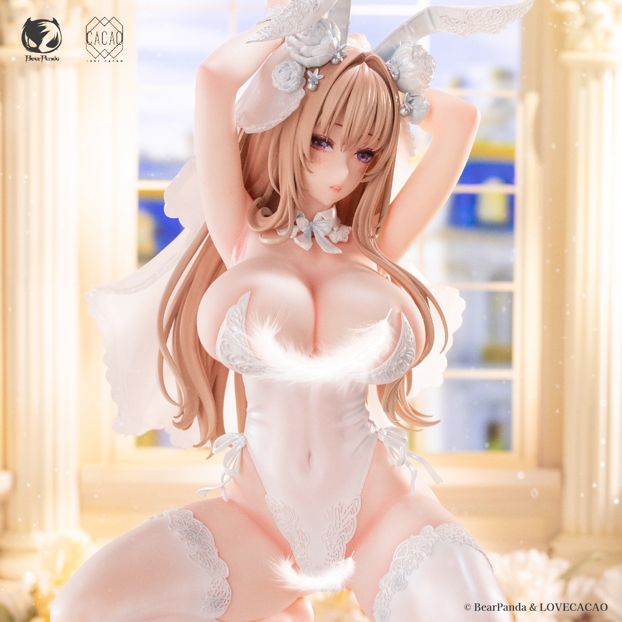 【正版授權】BearPanda x LOVECACAO－Blossom Bunny 兔女郎