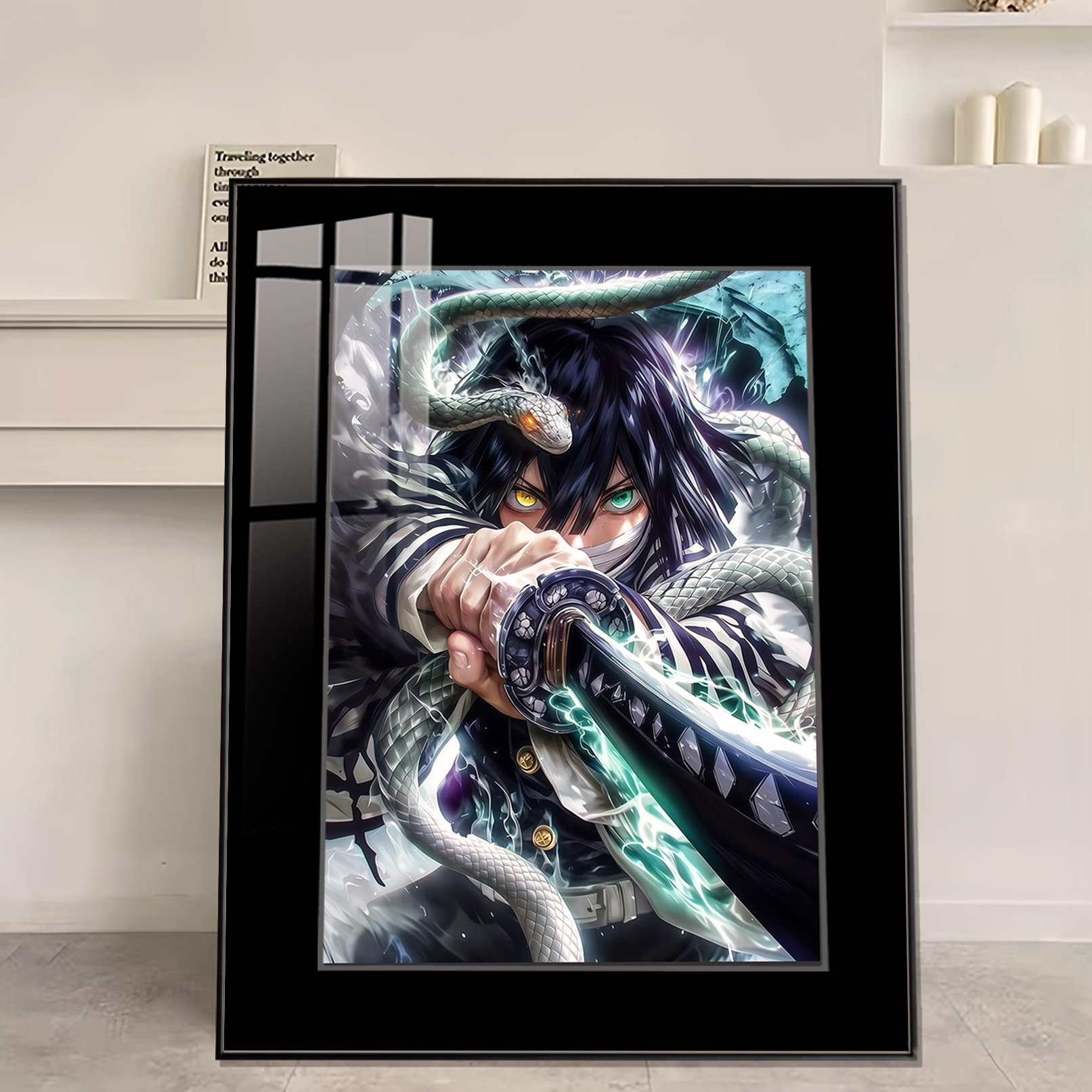 【週邊】橘子工作室－鬼滅之刃 蛇之呼吸 蛇柱 裝飾畫