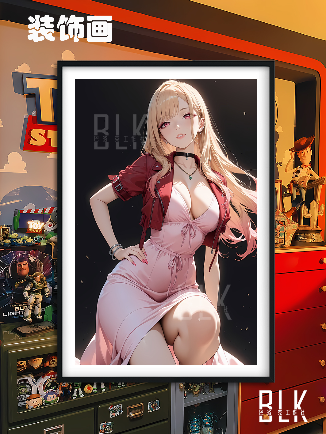 【週邊】巴洛克-戀上換裝娃娃 粉衣喜多川 裝飾畫&冰箱貼 【週邊】巴洛克-戀上換裝娃娃 粉衣喜多川 裝飾畫&冰箱貼