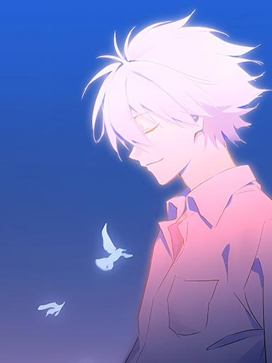 【週邊】巴洛克－新世紀福音戰士 和平鴿渚薰 裝飾畫＆冰箱貼