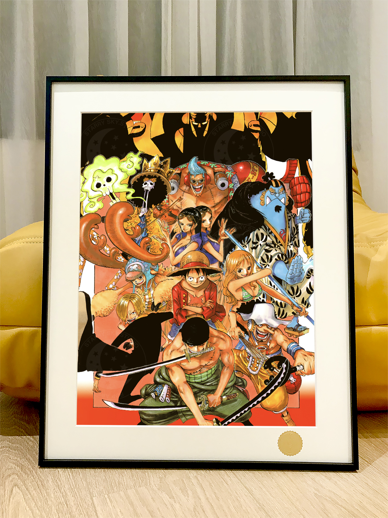 【週邊】星空工作室－海賊王 草帽十人組 裝飾畫