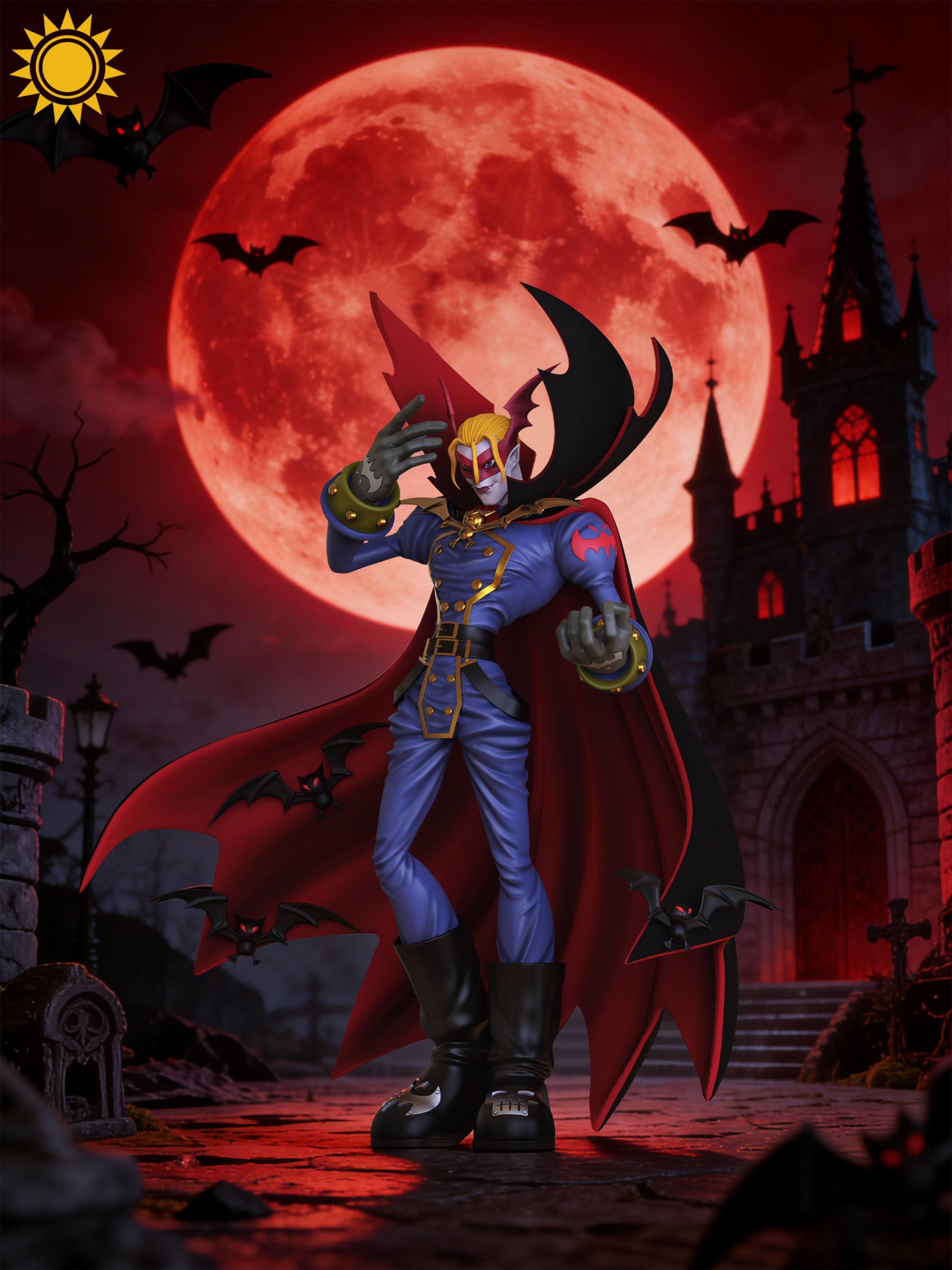 【數碼寶貝】太陽模玩－吸血魔獸