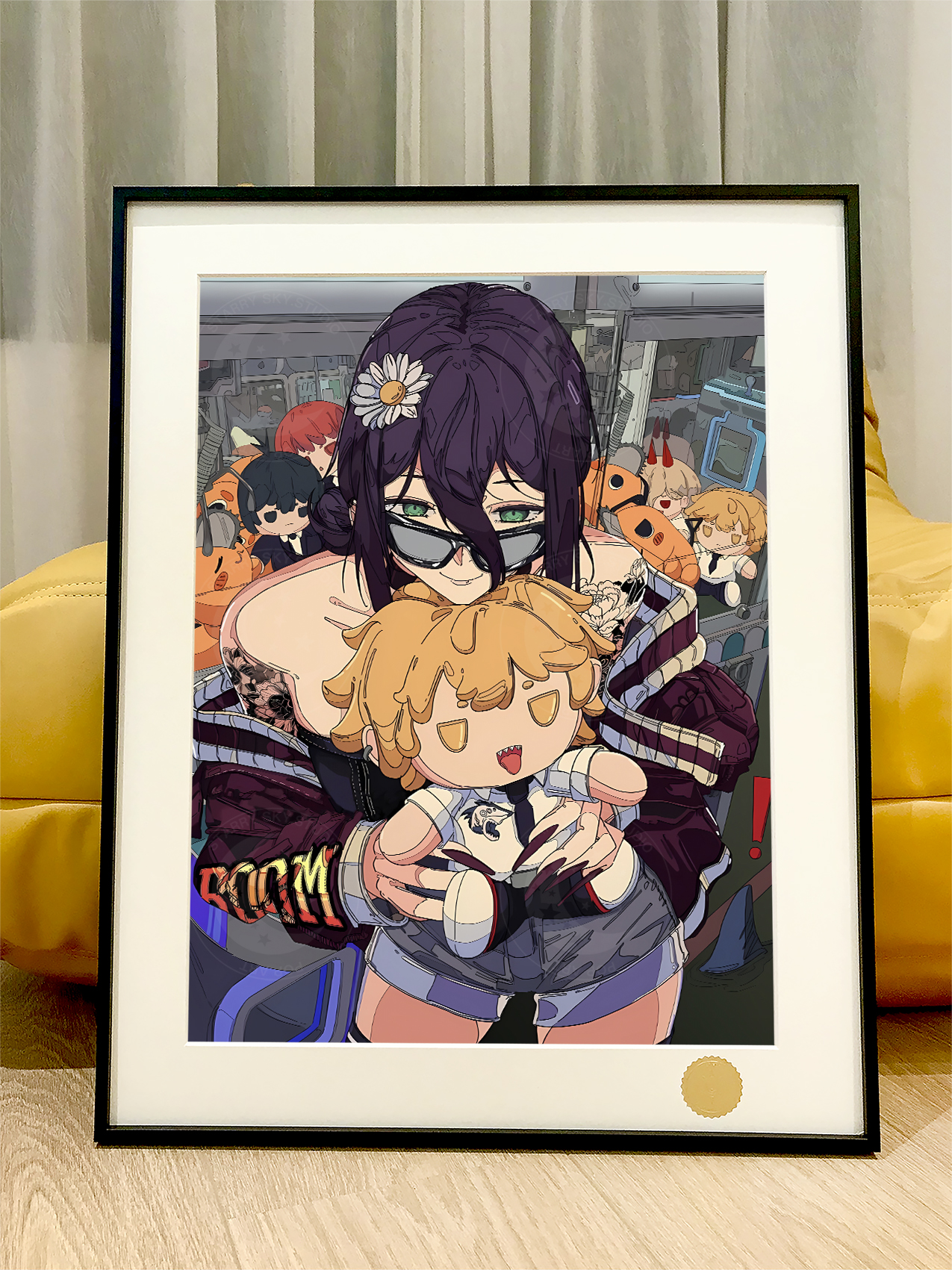 【週邊】星空工作室－鏈鋸人 娃娃機蕾塞 裝飾畫