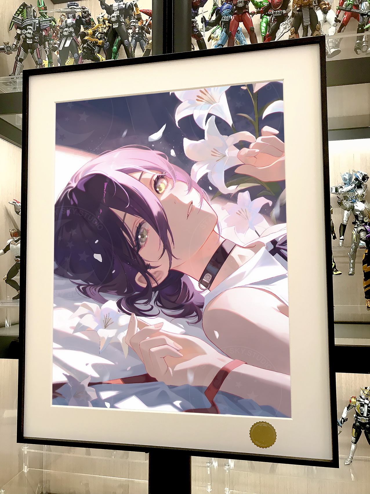 【週邊】星空工作室－鏈鋸人 百合花蕾塞 裝飾畫