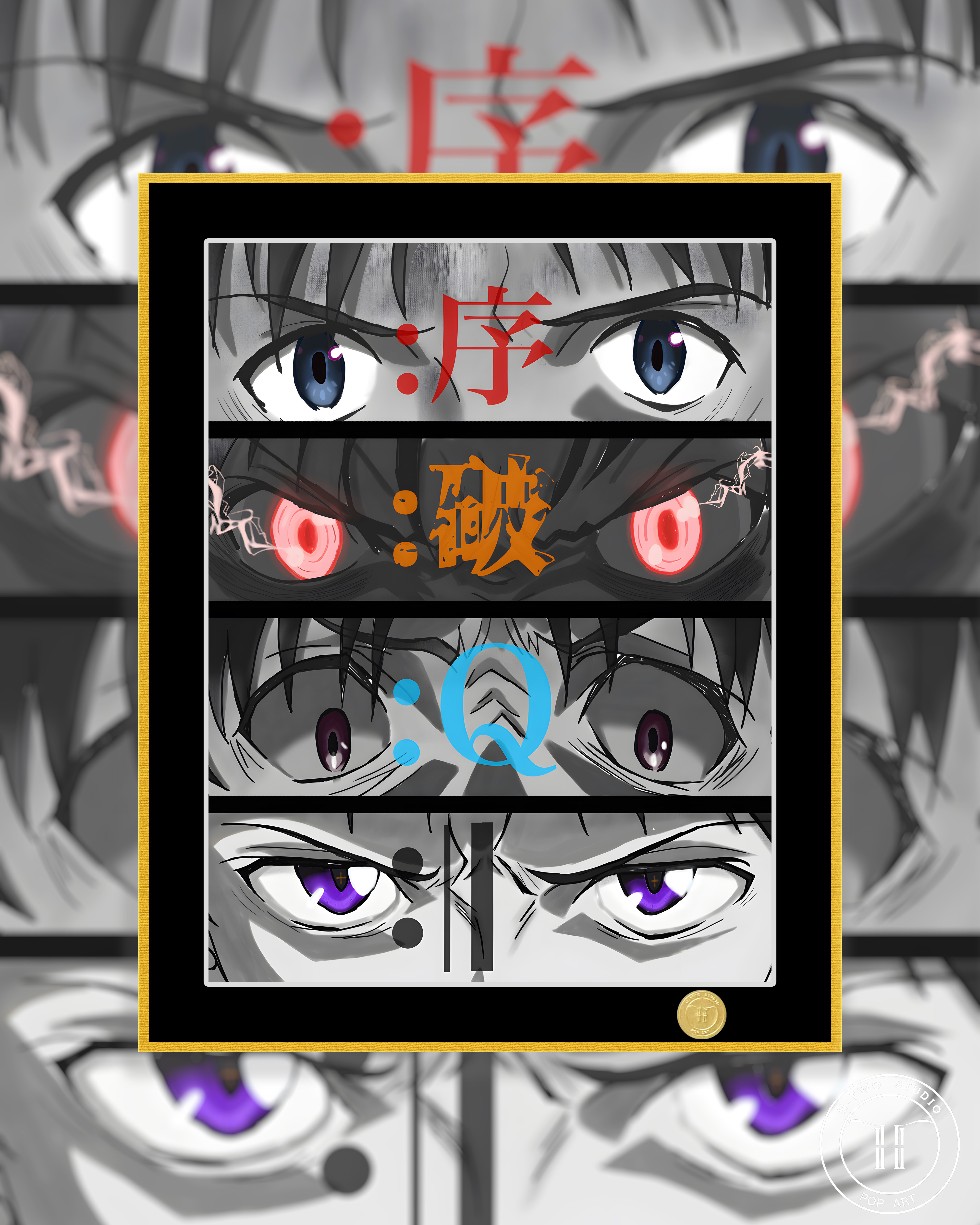 【週邊】H2工作室-新世紀福音戰士 EVA劇場版 裝飾畫 【週邊】H2工作室-新世紀福音戰士 EVA劇場版 裝飾畫