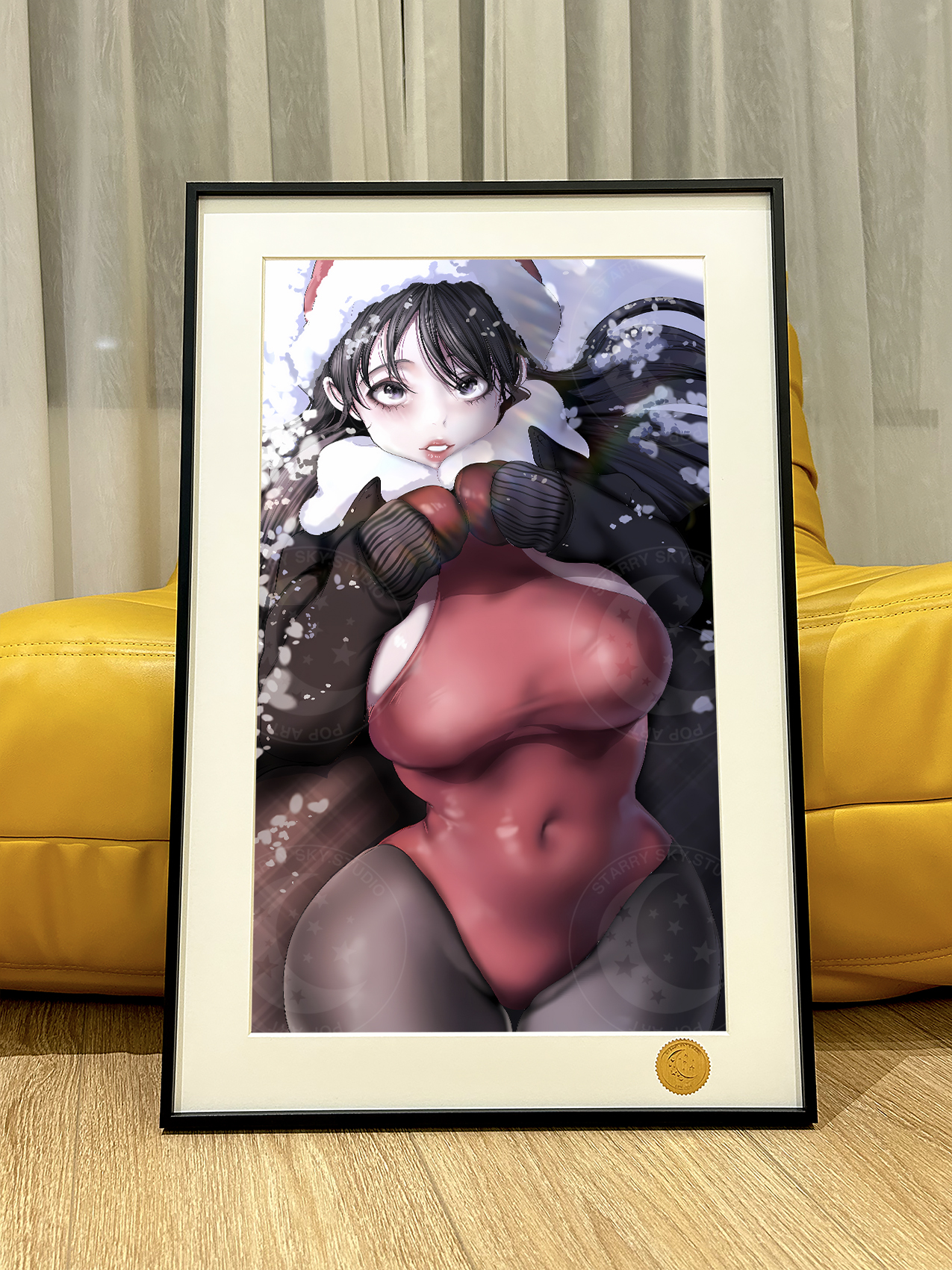 【週邊】星空工作室－美麗新世界 紅衣貞淑 裝飾畫