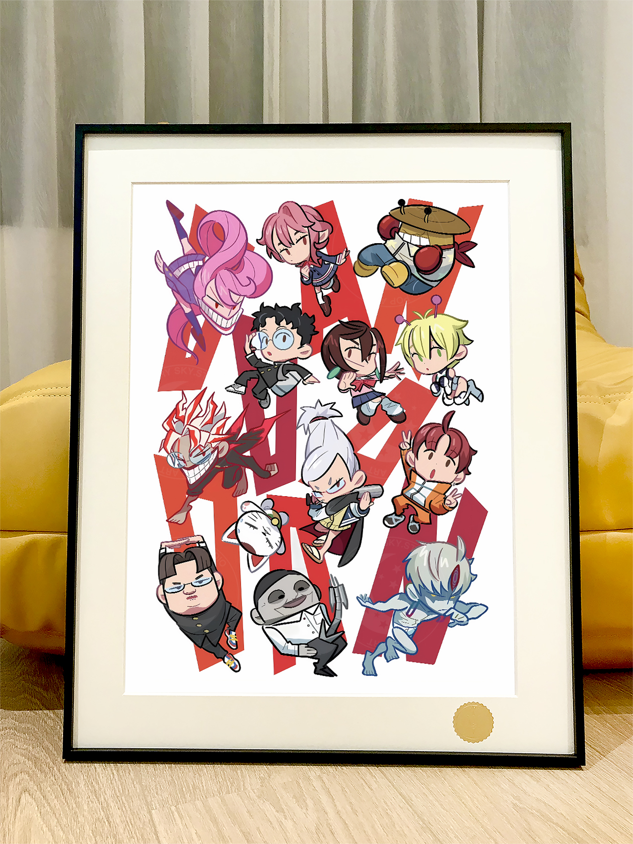 【週邊】星空工作室－膽大黨 Q版膽大黨 裝飾畫