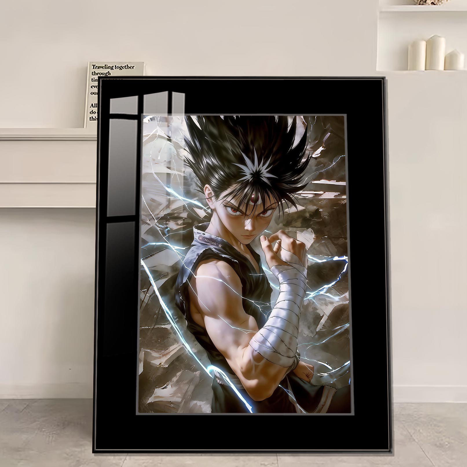 【週邊】橘子工作室－幽遊白書 覺醒之力 三眼 裝飾畫