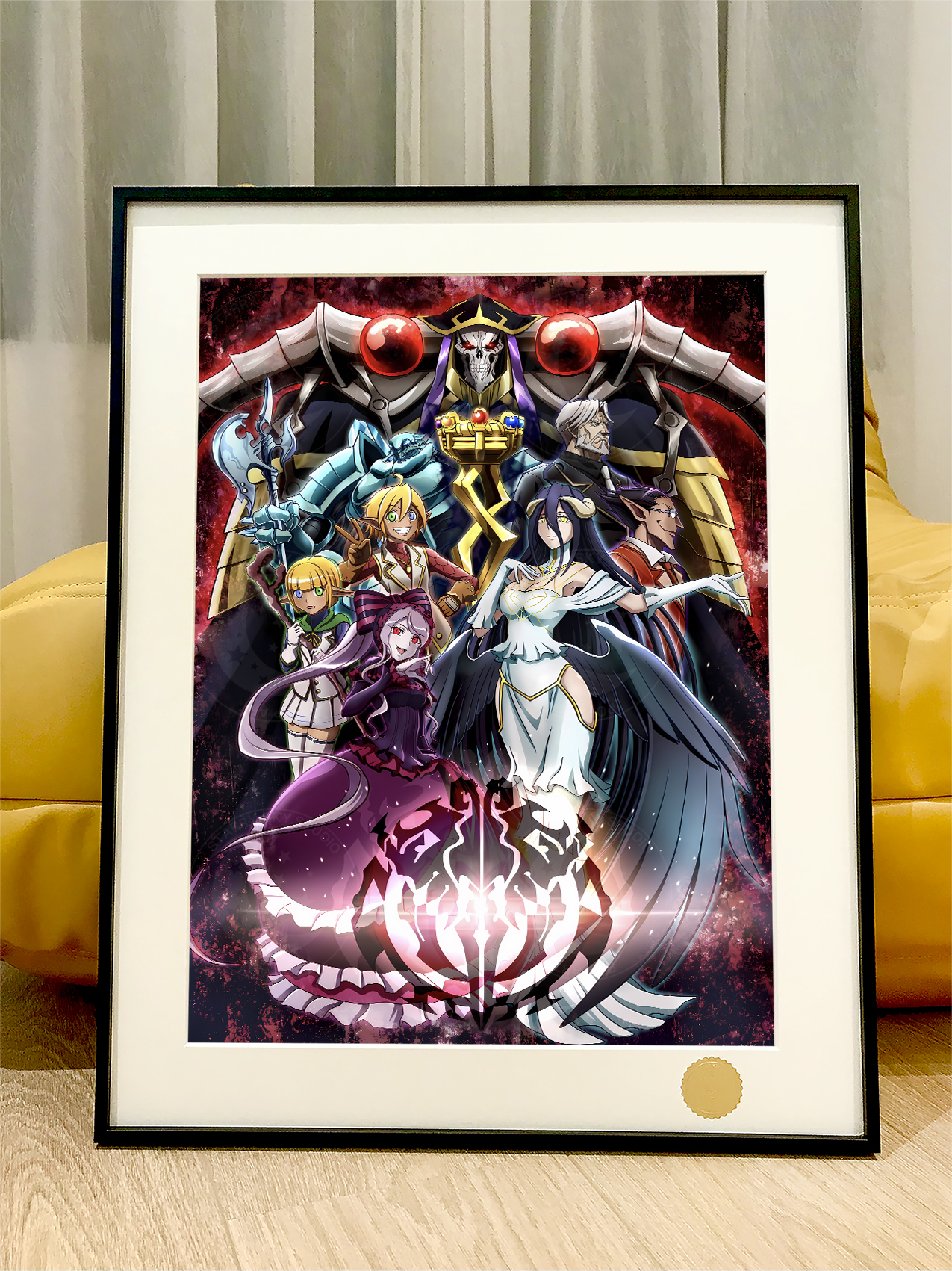 【週邊】星空工作室-OVERLORD 骨王 裝飾畫 【週邊】星空工作室-OVERLORD 骨王 裝飾畫