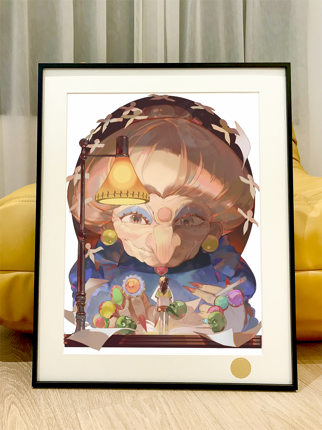 【週邊】星空工作室－千與千尋 湯婆婆 裝飾畫