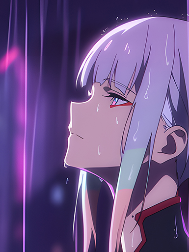 【週邊】巴洛克－電馭叛客：邊緣行者 雨中露西 裝飾畫＆冰箱貼