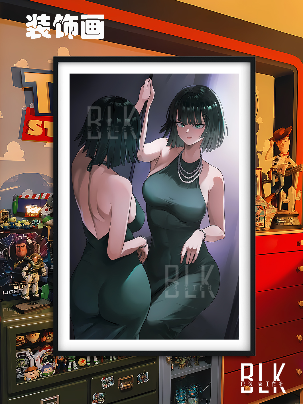 【週邊】巴洛克-一拳超人 禮服吹雪 裝飾畫&冰箱貼 【週邊】巴洛克-一拳超人 禮服吹雪 裝飾畫&冰箱貼