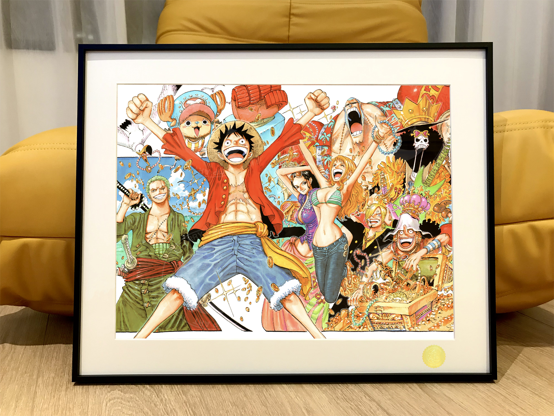 【週邊】星空工作室－海賊王 草帽大寶藏 裝飾畫