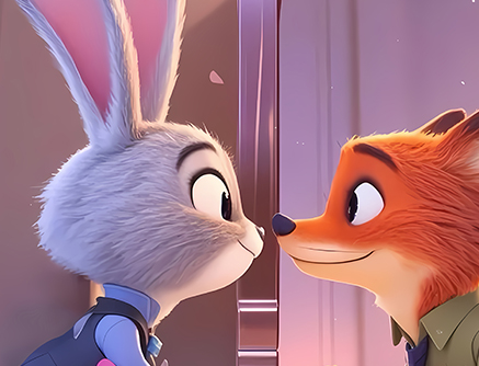 【週邊】巴洛克－動物方程式 兔兔狸狸 裝飾畫&冰箱貼