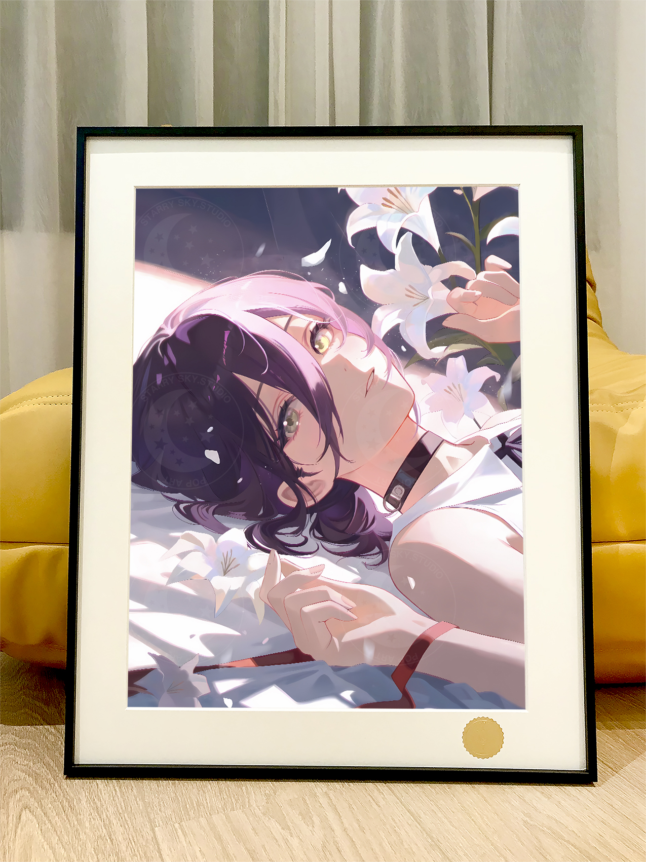 【週邊】星空工作室-鏈鋸人 百合花蕾塞 裝飾畫 【週邊】星空工作室-鏈鋸人 百合花蕾塞 裝飾畫