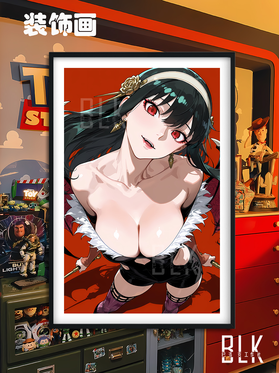 【週邊】巴洛克-SPY×FAMILY 小惡魔約兒 裝飾畫&冰箱貼 【週邊】巴洛克-SPY×FAMILY 小惡魔約兒 裝飾畫&冰箱貼