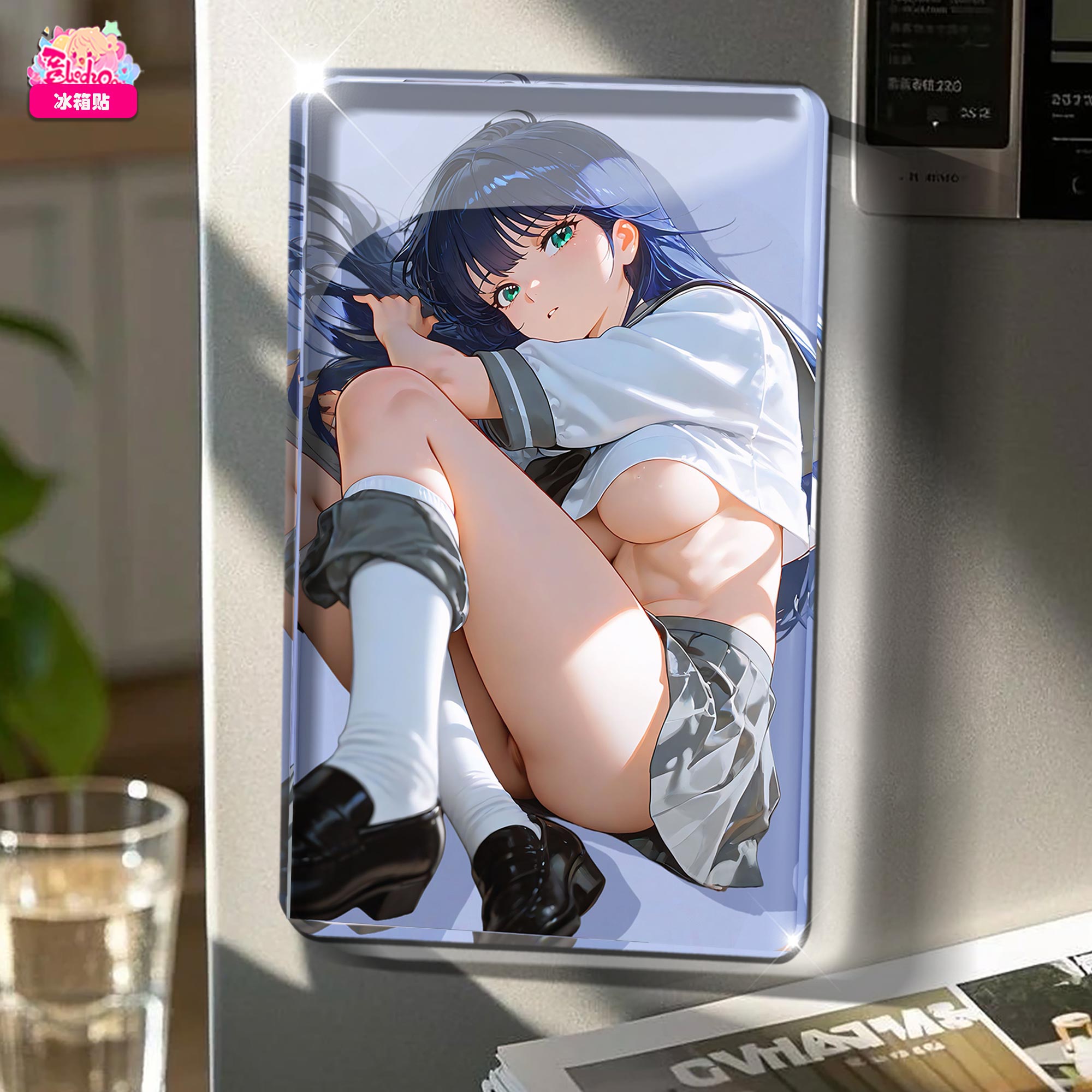 【週邊】阿喵畫社－鏈鋸人 橙路 鮎川圓 冰箱貼