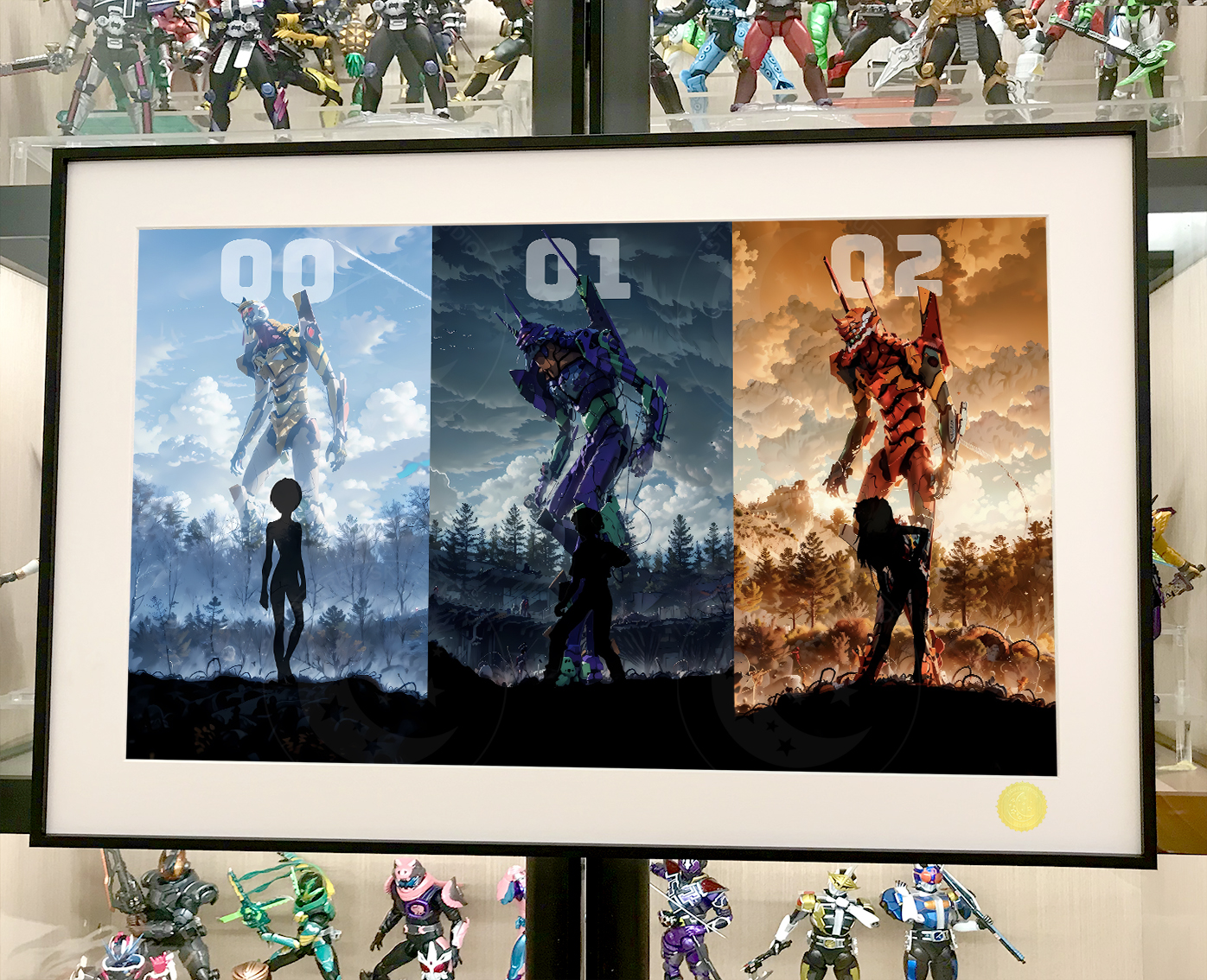 【週邊】星空工作室-新世紀福音戰士 EVA機甲 裝飾畫 【週邊】星空工作室-新世紀福音戰士 EVA機甲 裝飾畫