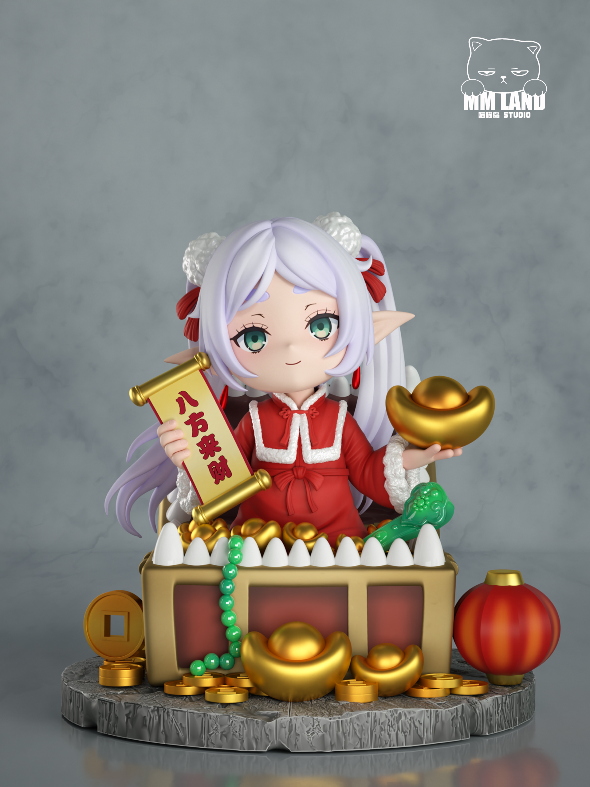 【葬送的芙莉蓮】喵喵島 MMLAND STUDIO-招財寶箱 芙莉蓮 【葬送的芙莉蓮】喵喵島 MMLAND STUDIO-招財寶箱 芙莉蓮