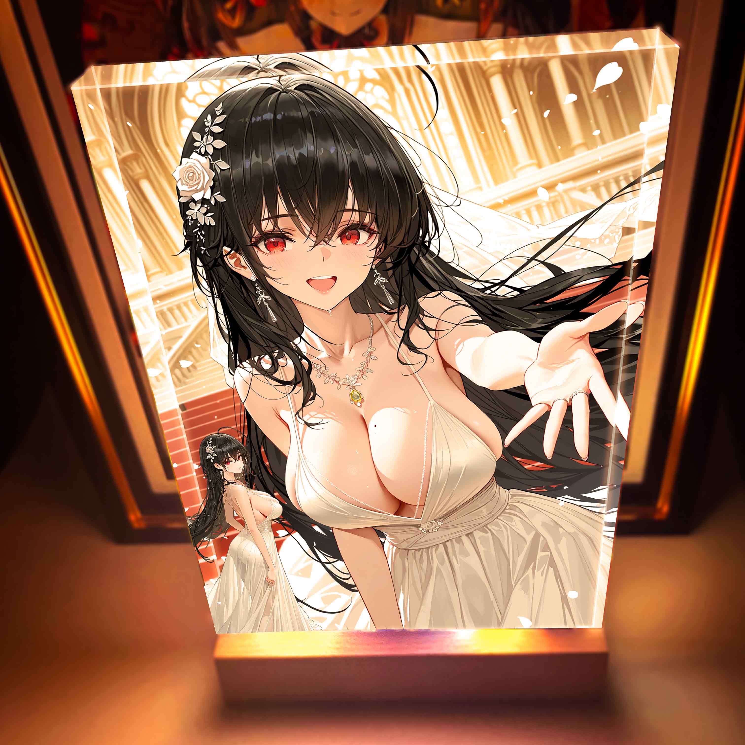 【週邊】阿喵畫社-婚紗 大鳳 發光卡磚&護腕滑鼠墊 【週邊】阿喵畫社-婚紗 大鳳 發光卡磚&護腕滑鼠墊