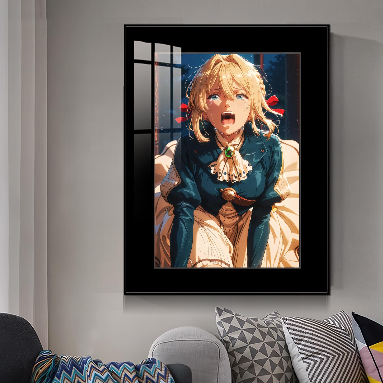 【週邊】橘子工作室－紫羅蘭永恆花園 薇爾莉特回憶 裝飾畫