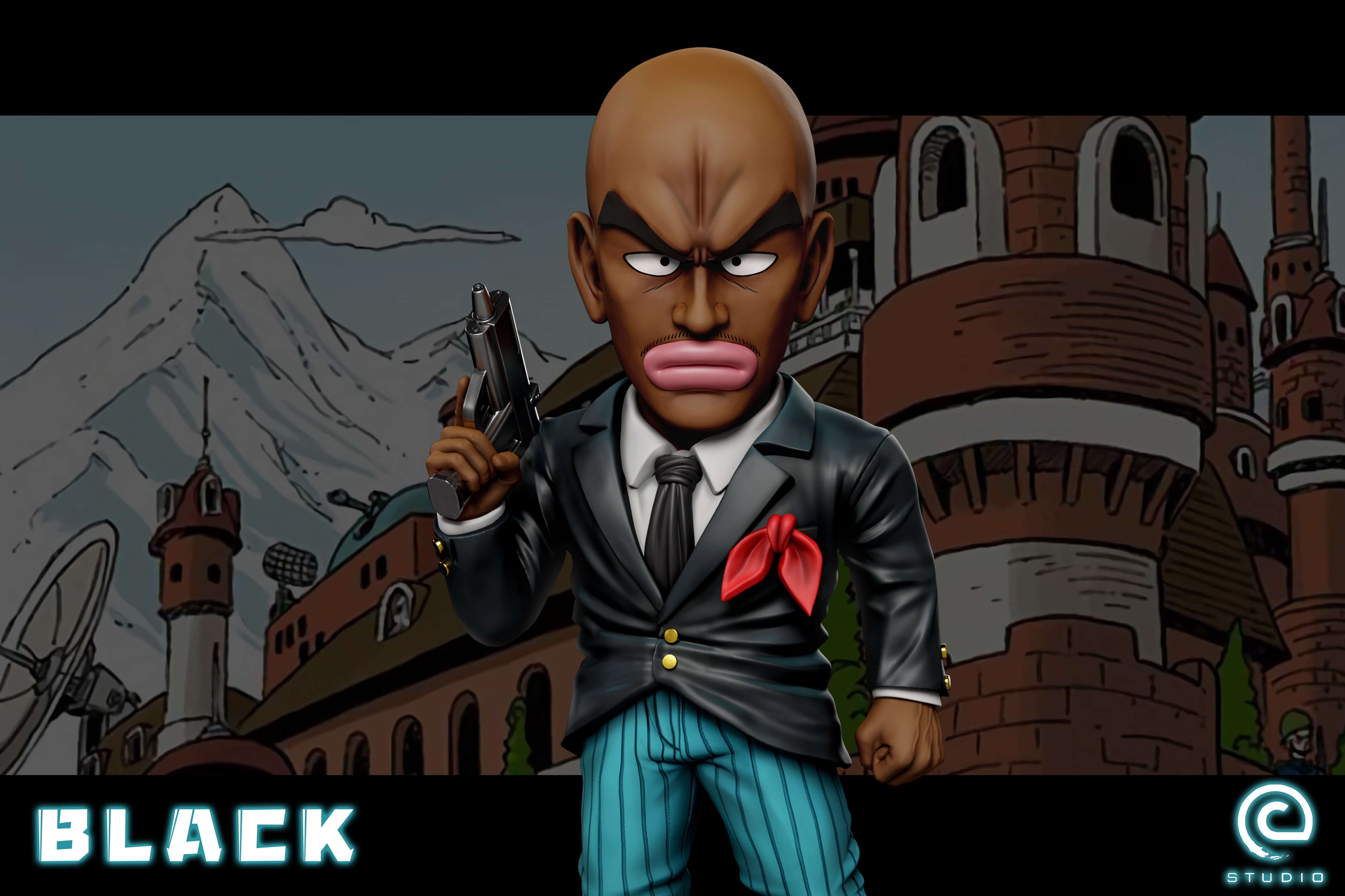 【七龍珠】C-STUDIO-紅緞帶軍團 黑參謀 布拉克 【七龍珠】C-STUDIO-紅緞帶軍團 黑參謀 布拉克